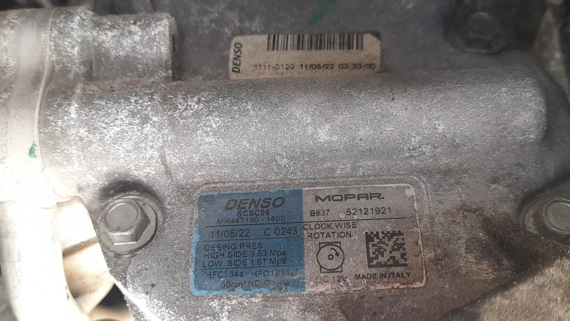 Compresor Aire Acondicionado para Fiat 500 (312_)