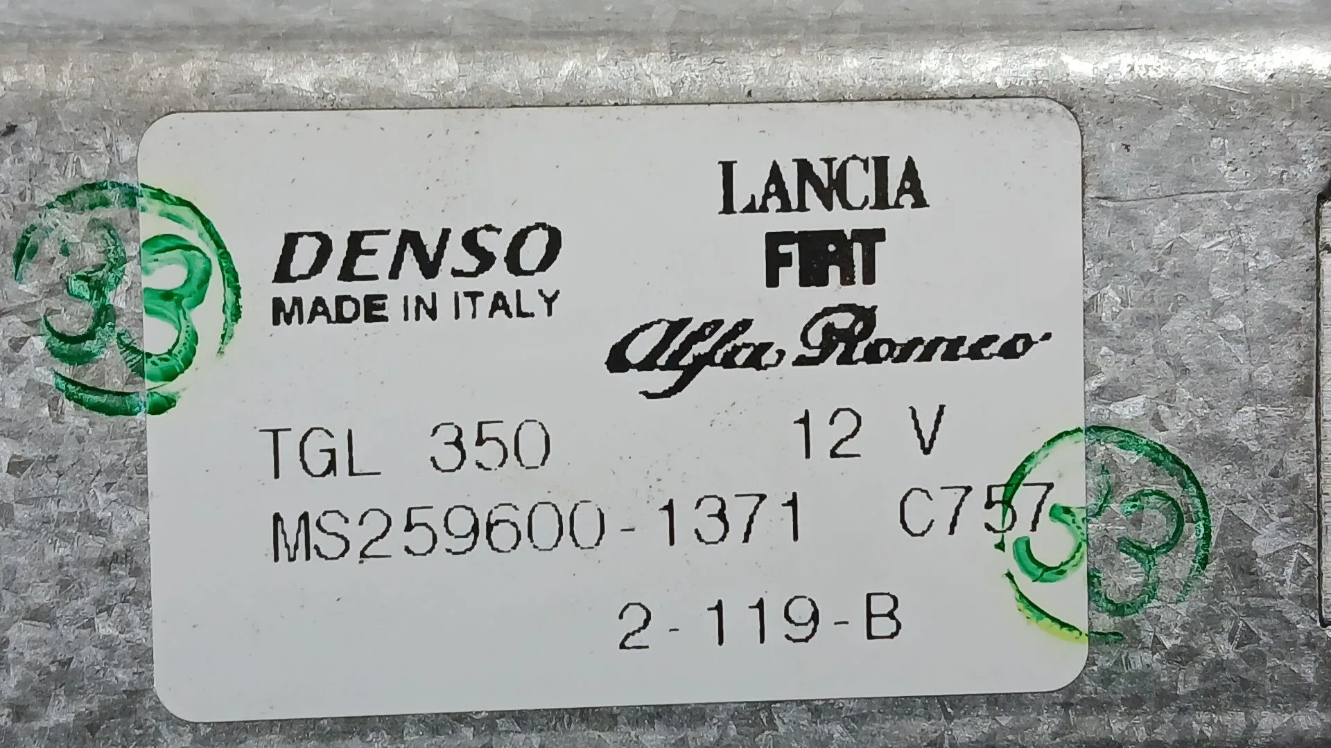 Motor Limpia Trasero para Fiat 500 (312_)