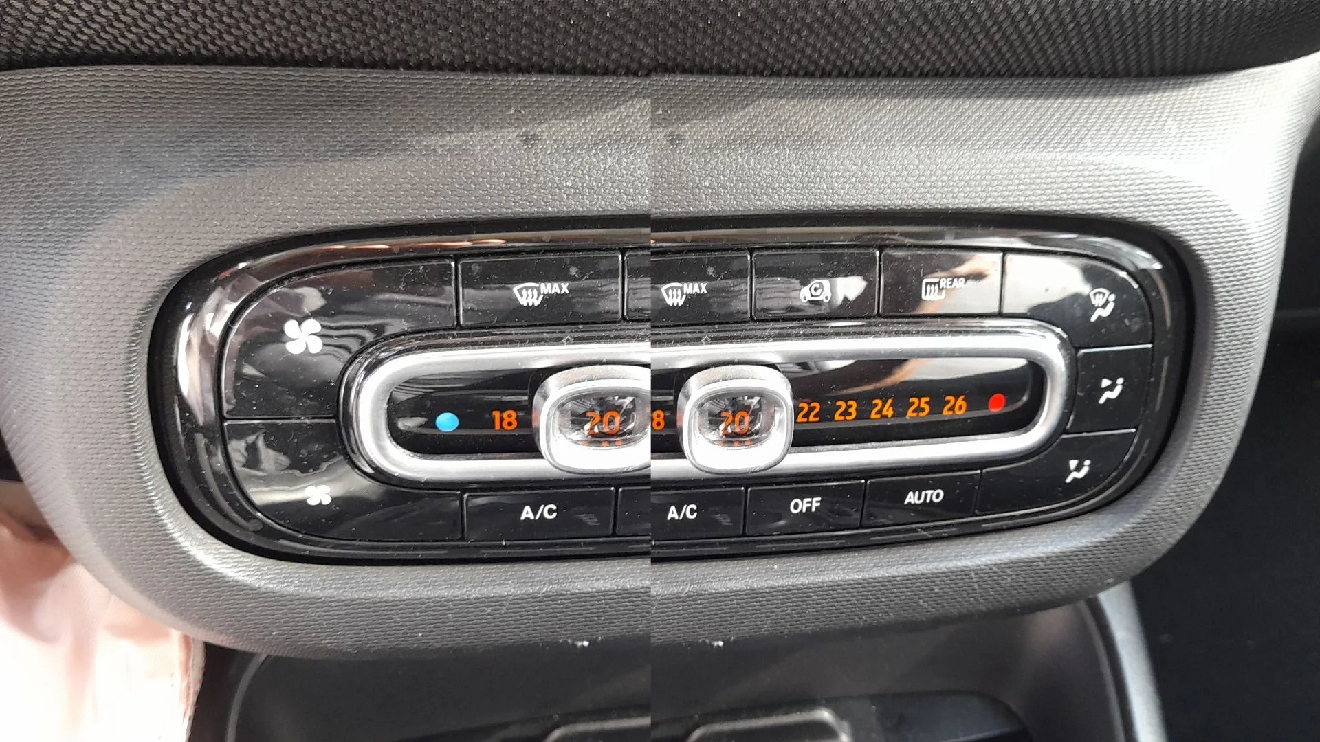 Mando Climatizador para Smart Forfour Hatchback (453)