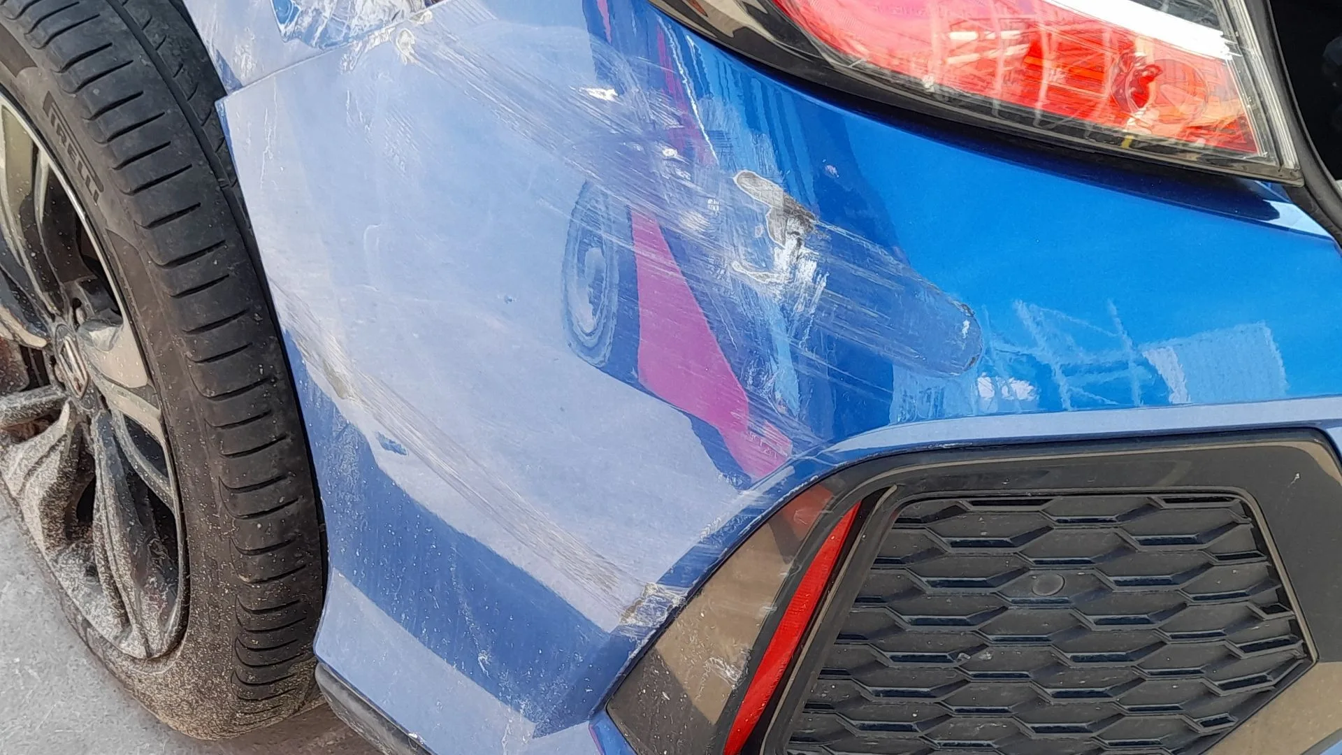Paragolpes Trasero para Honda Civic X Hatchback (Fc_, Fk_)