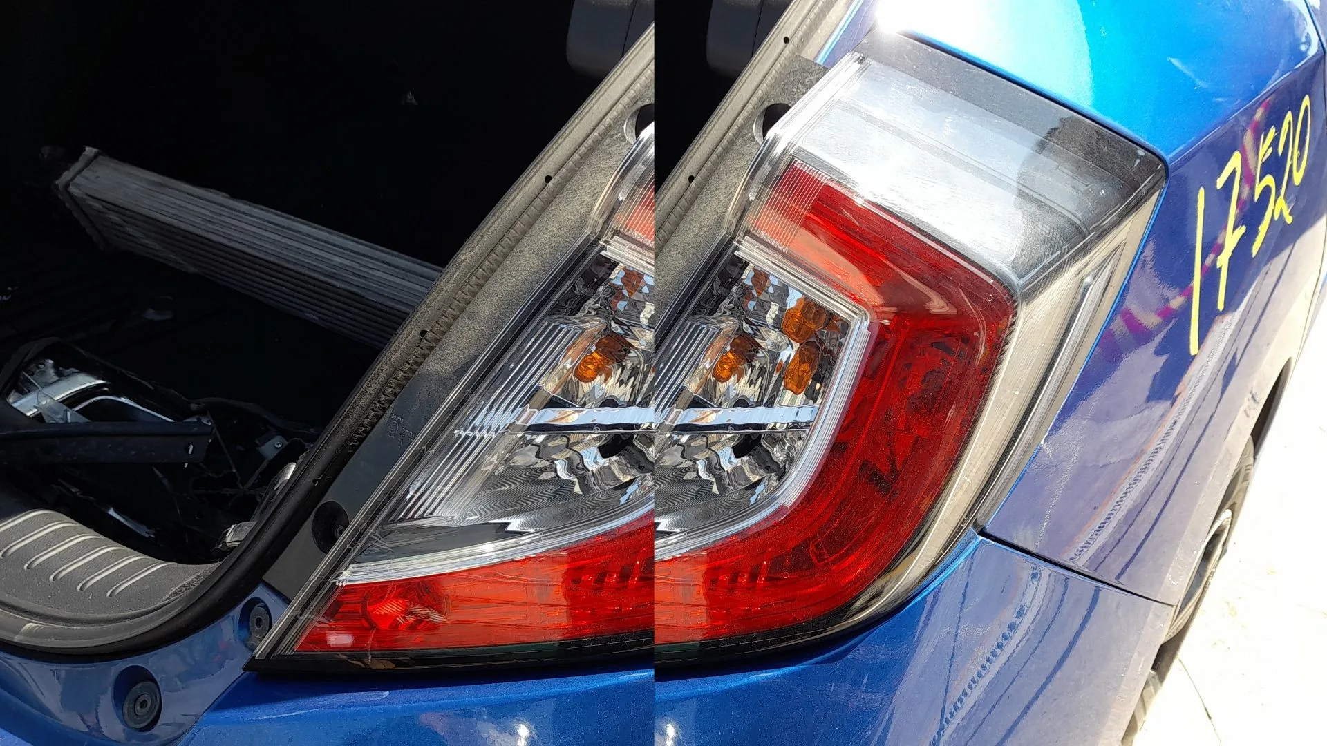 Piloto Trasero Derecho Exterior para Honda Civic X Hatchback (Fc_, Fk_)