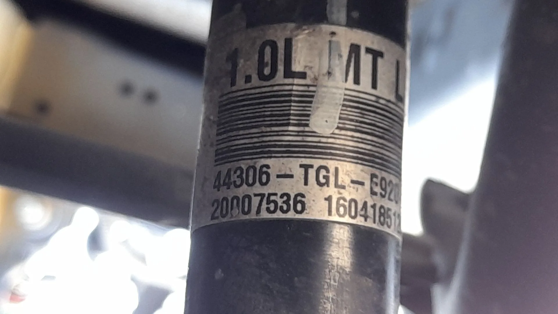 Transmision Delantera Izquierda para Honda Civic X Hatchback (Fc_, Fk_)