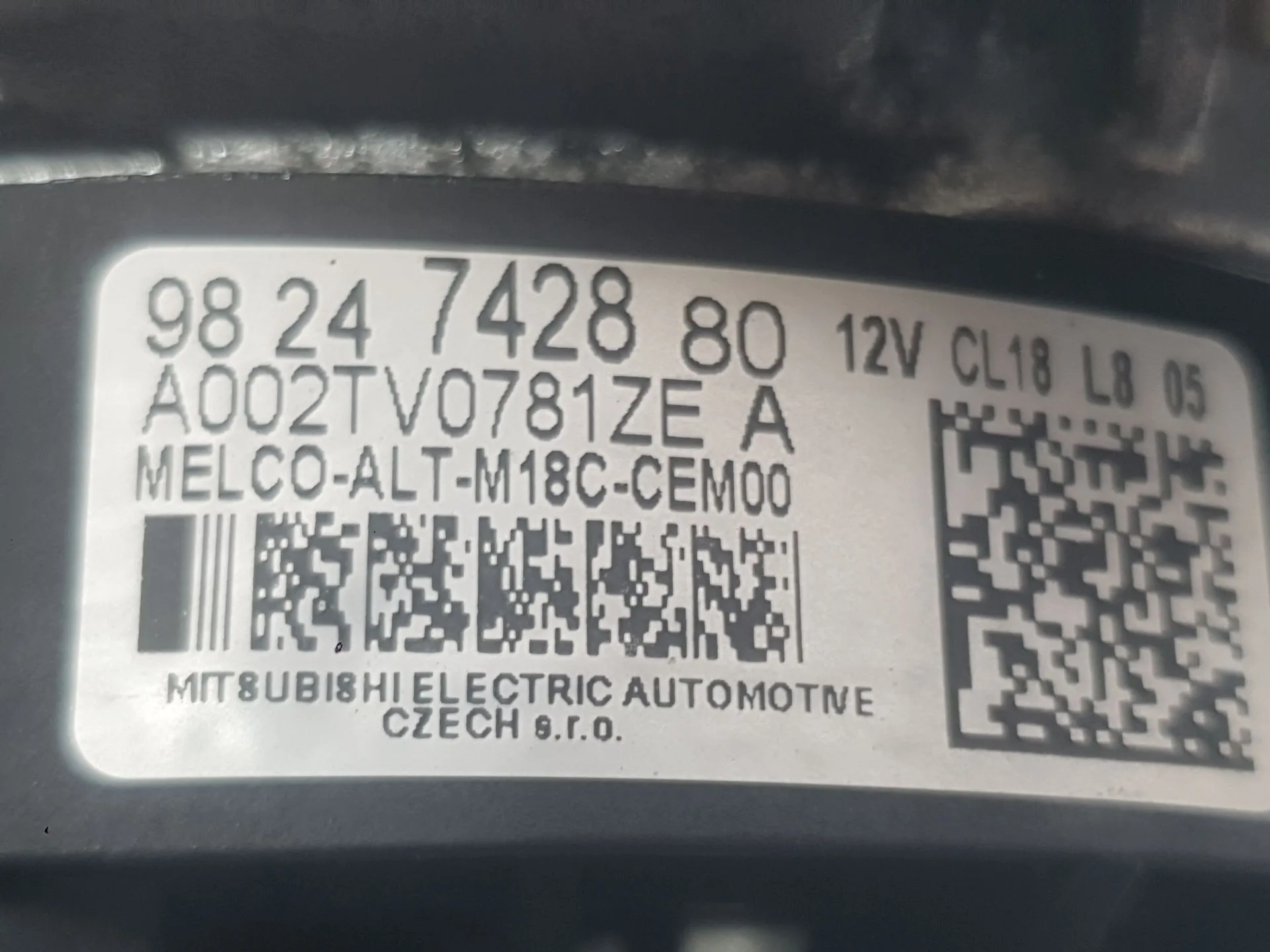 Alternador para Citroën C4 Spacetourer (3D_)