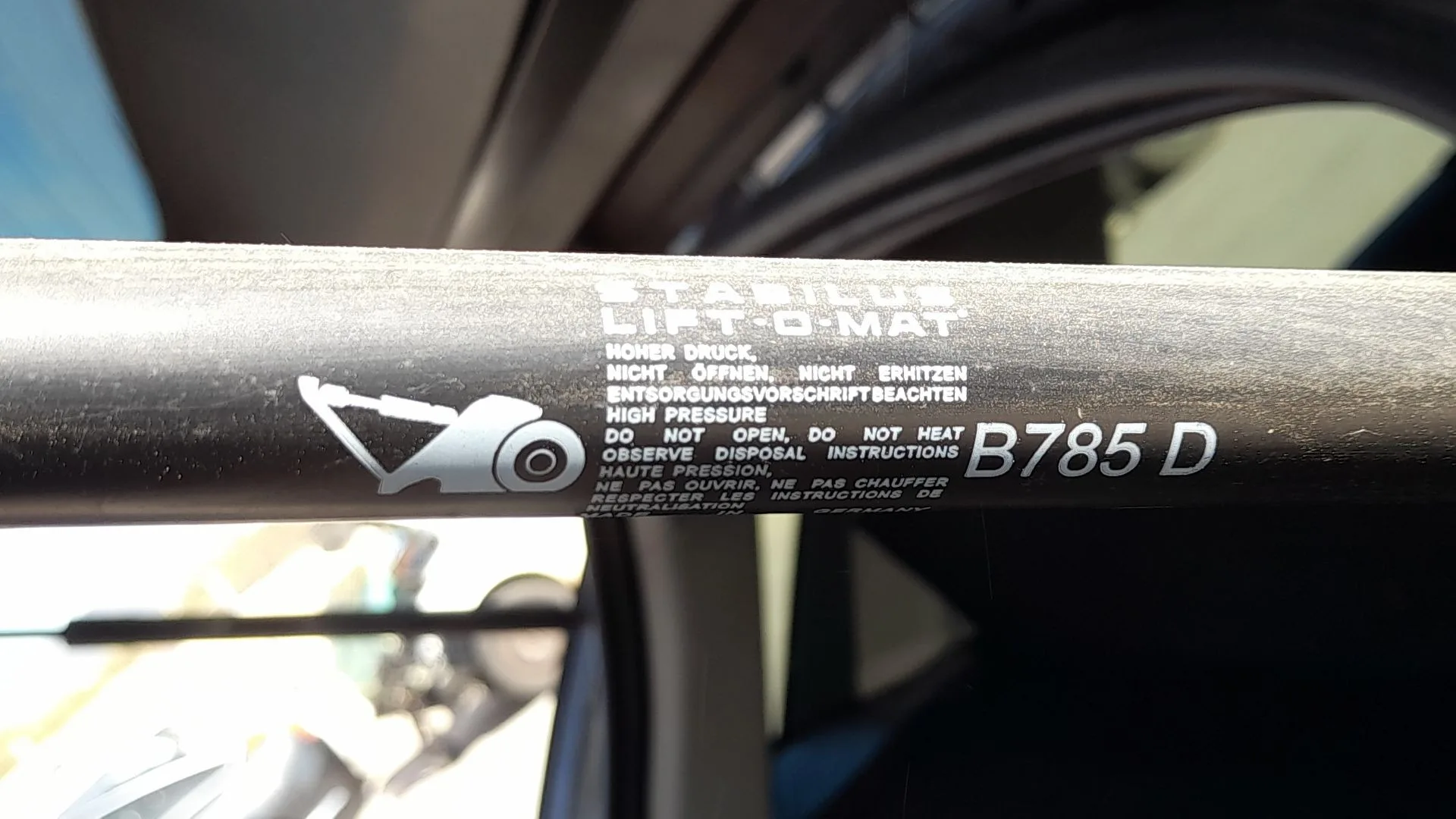 Amortiguadores Maletero / Porton para Citroën C4 Spacetourer (3D_)
