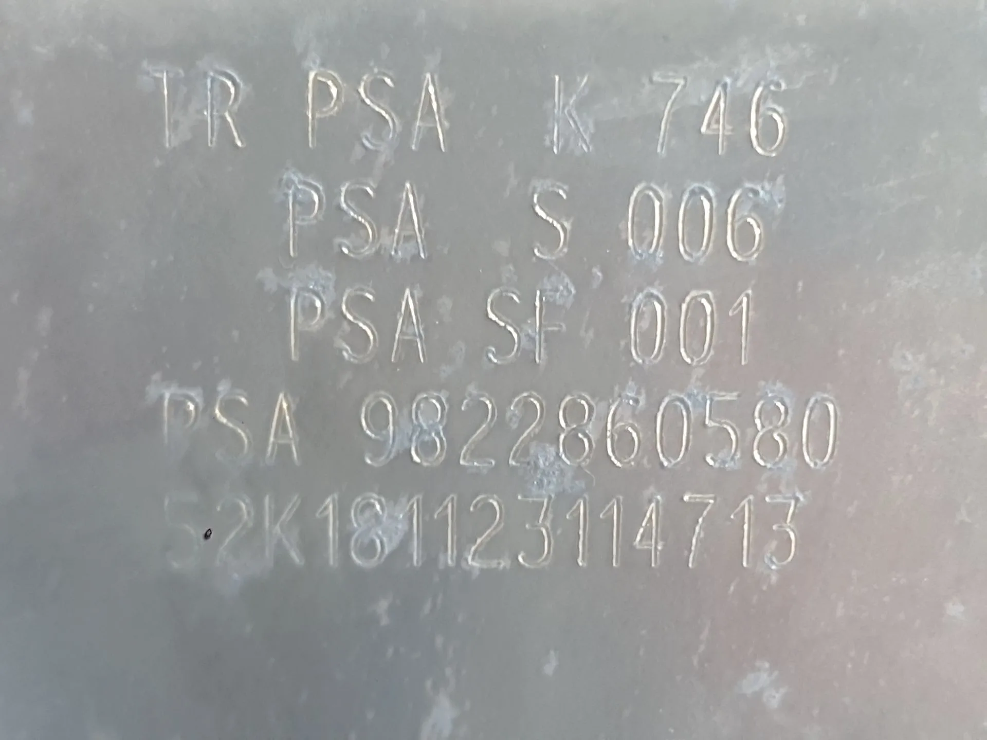 Filtro De Particulas para Citroën C4 Spacetourer (3D_)