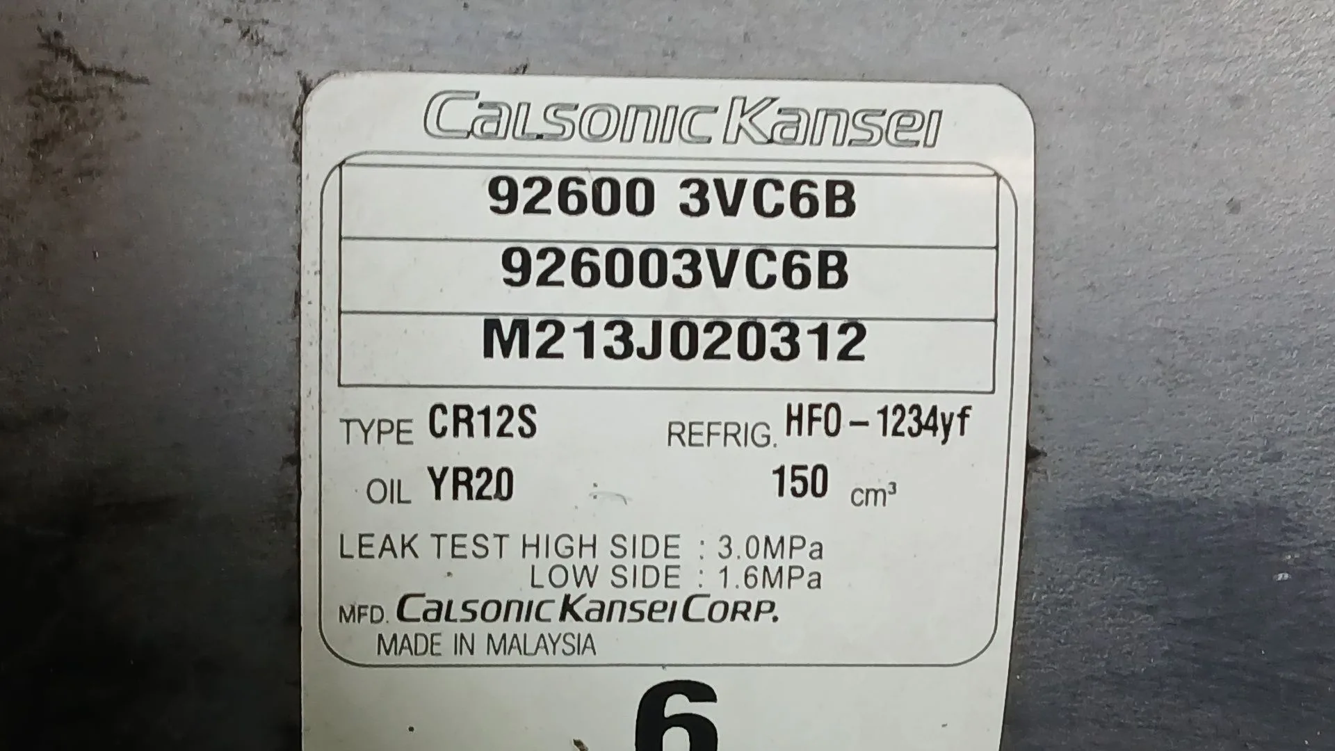Compresor Aire Acondicionado para Nissan Note (E12)