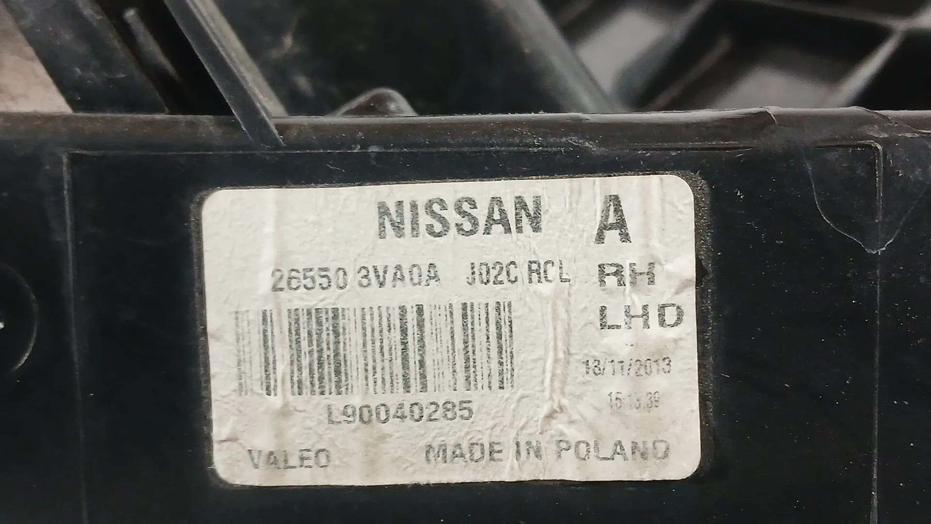 Piloto Trasero Derecho para Nissan Note (E12)