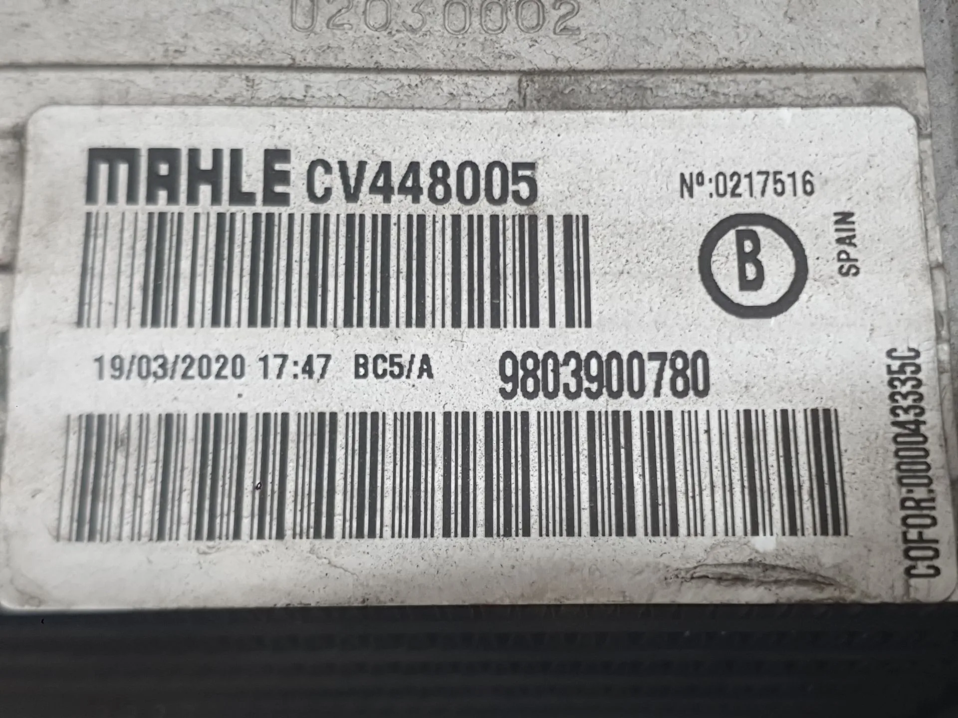 Intercooler para Citroën C-Elysee (Dd_)