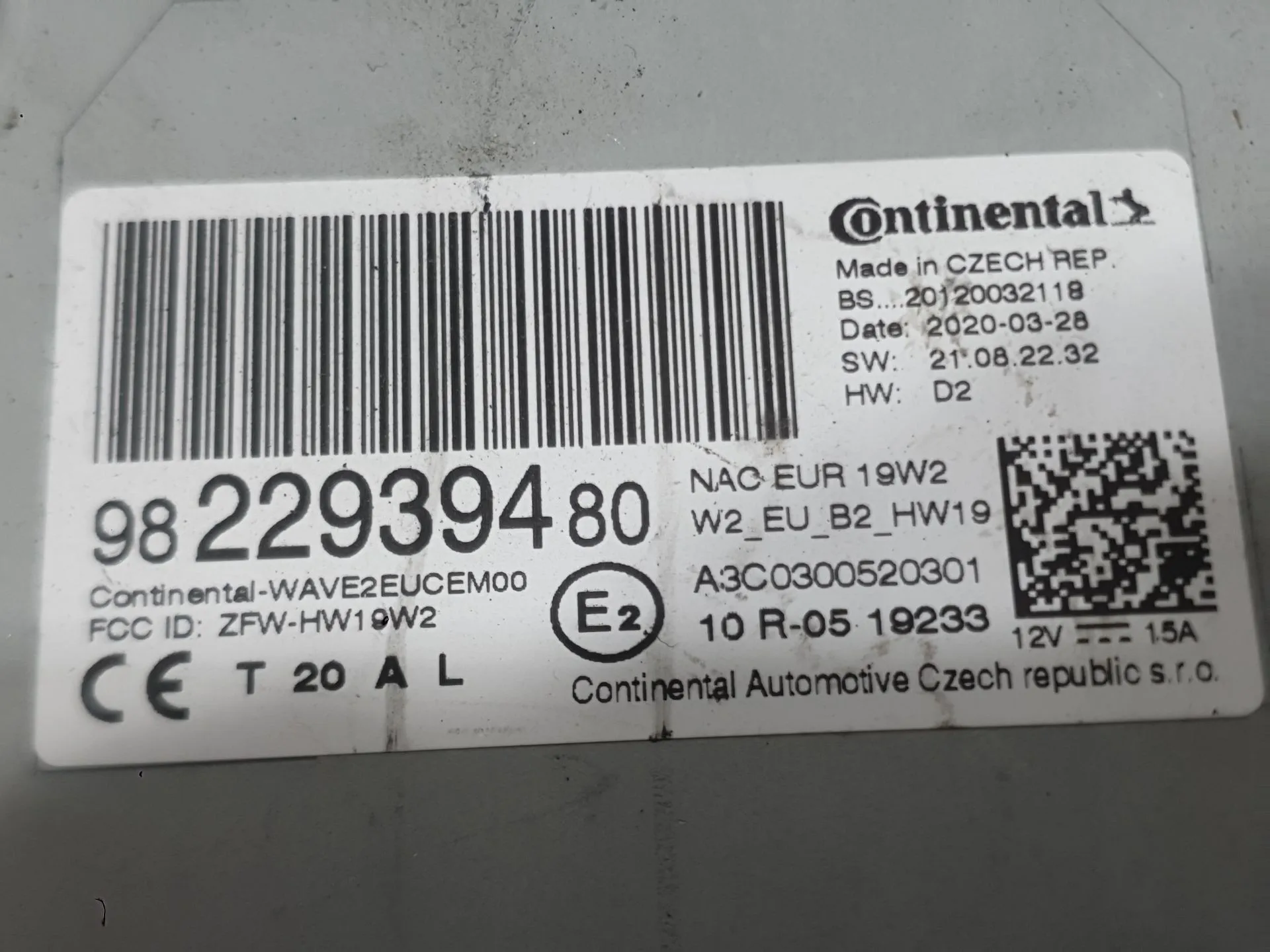 Sistema Audio / Radio para Citroën C-Elysee (Dd_)
