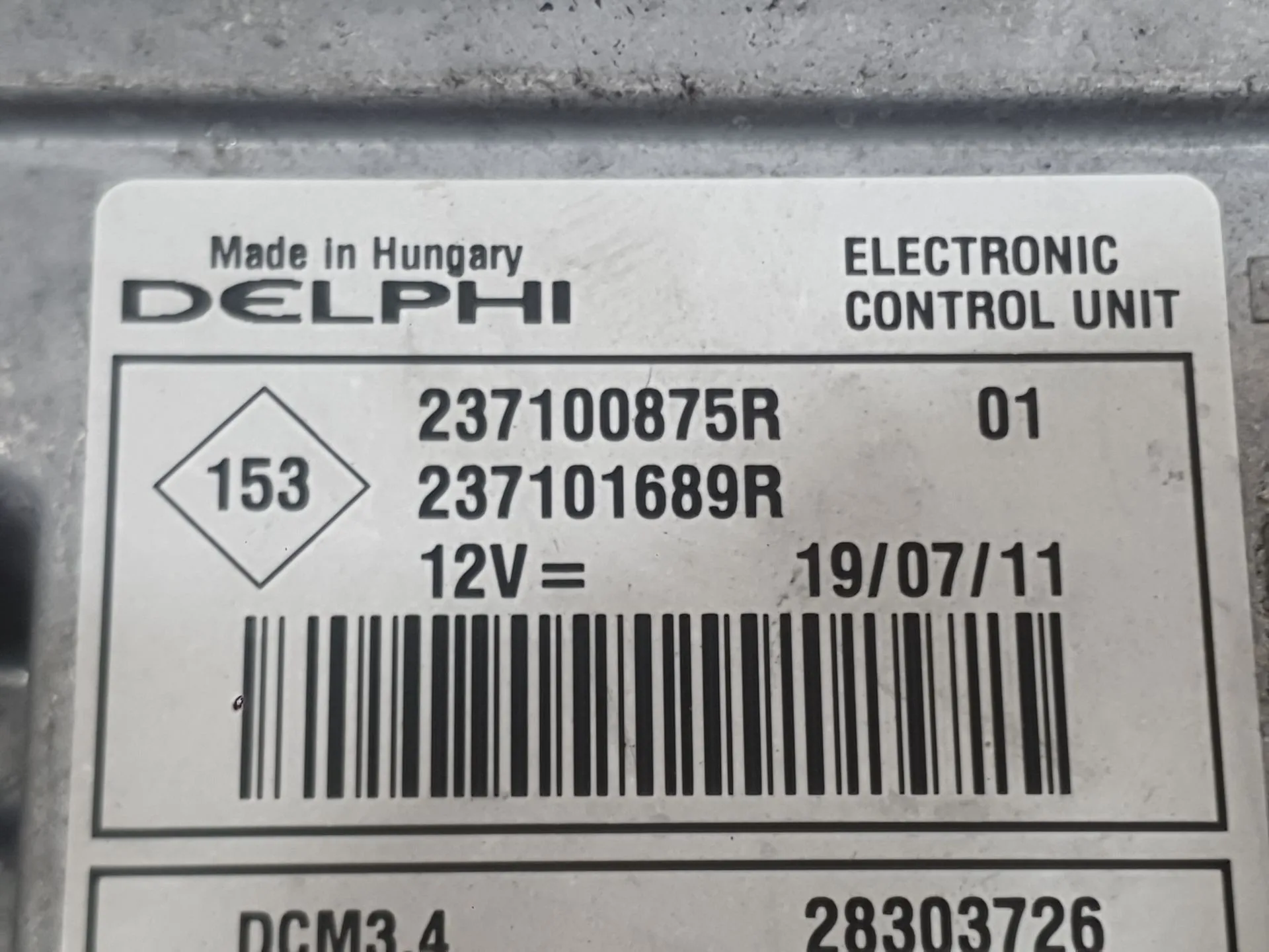 Centralita Motor Uce para Nissan Note (E12)
