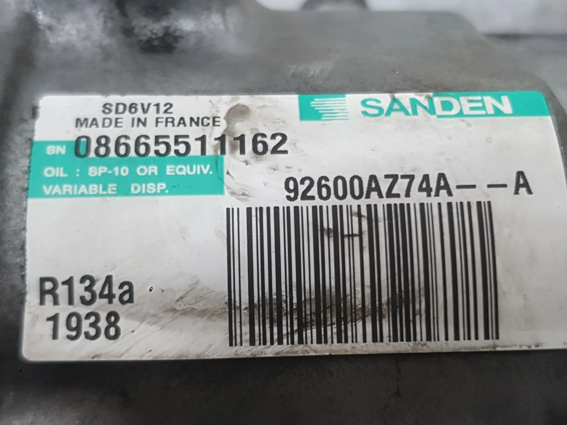 Compresor Aire Acondicionado para Nissan Note (E12)