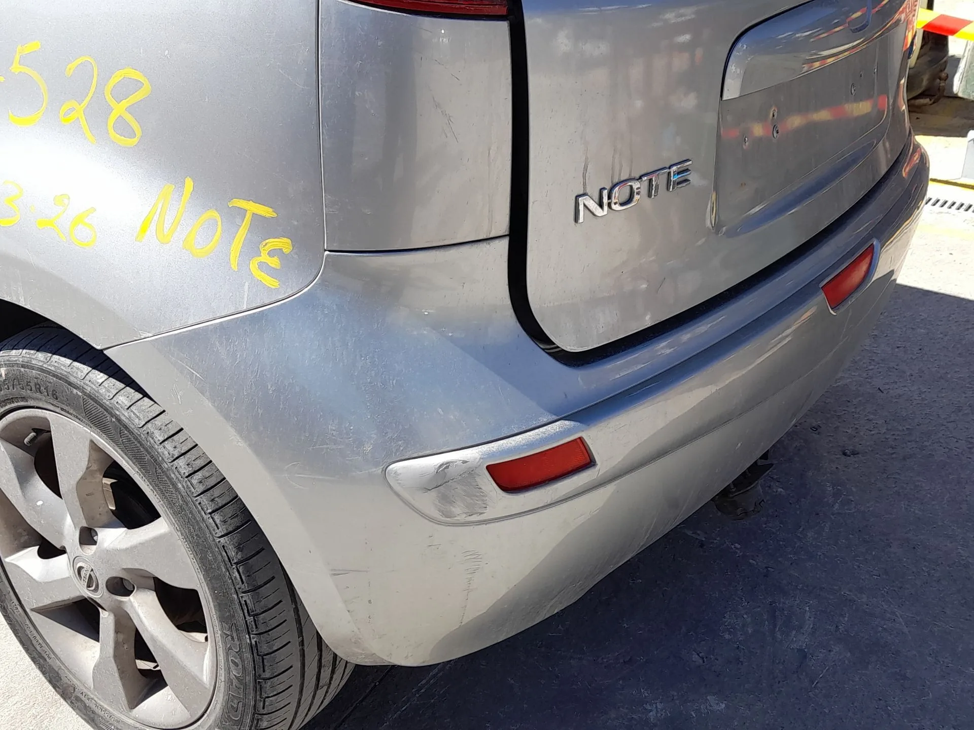 Paragolpes Trasero para Nissan Note (E12)
