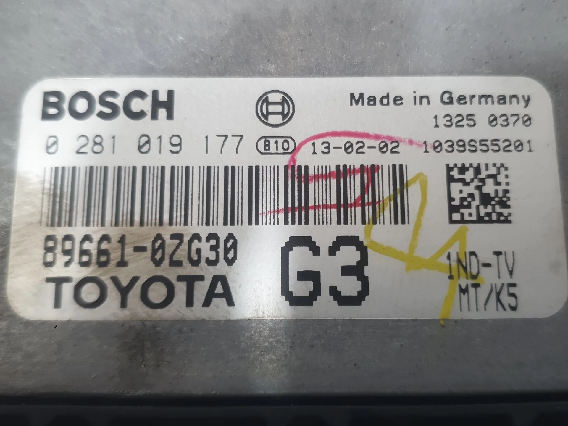 Centralita Motor Uce para Toyota Auris (_E18_)