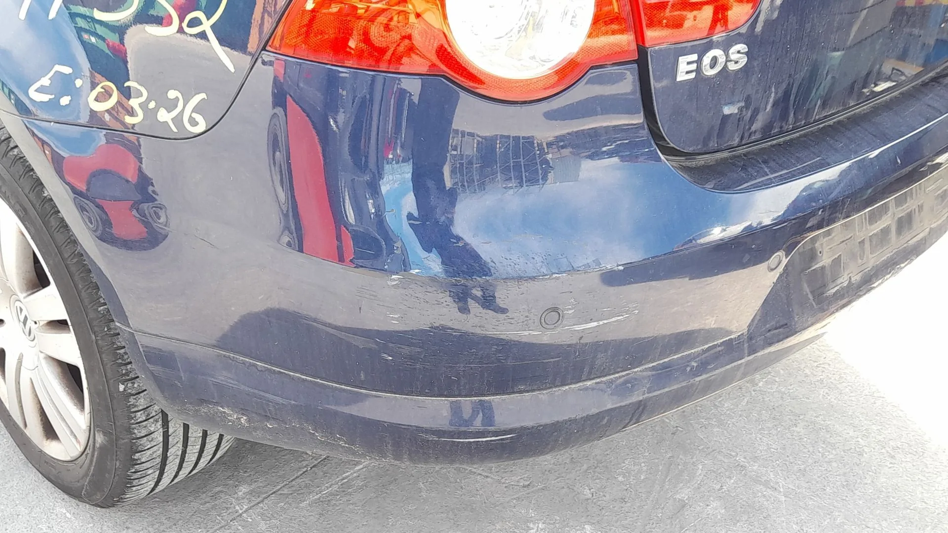 Paragolpes Trasero para Volkswagen Eos (1F7, 1F8)