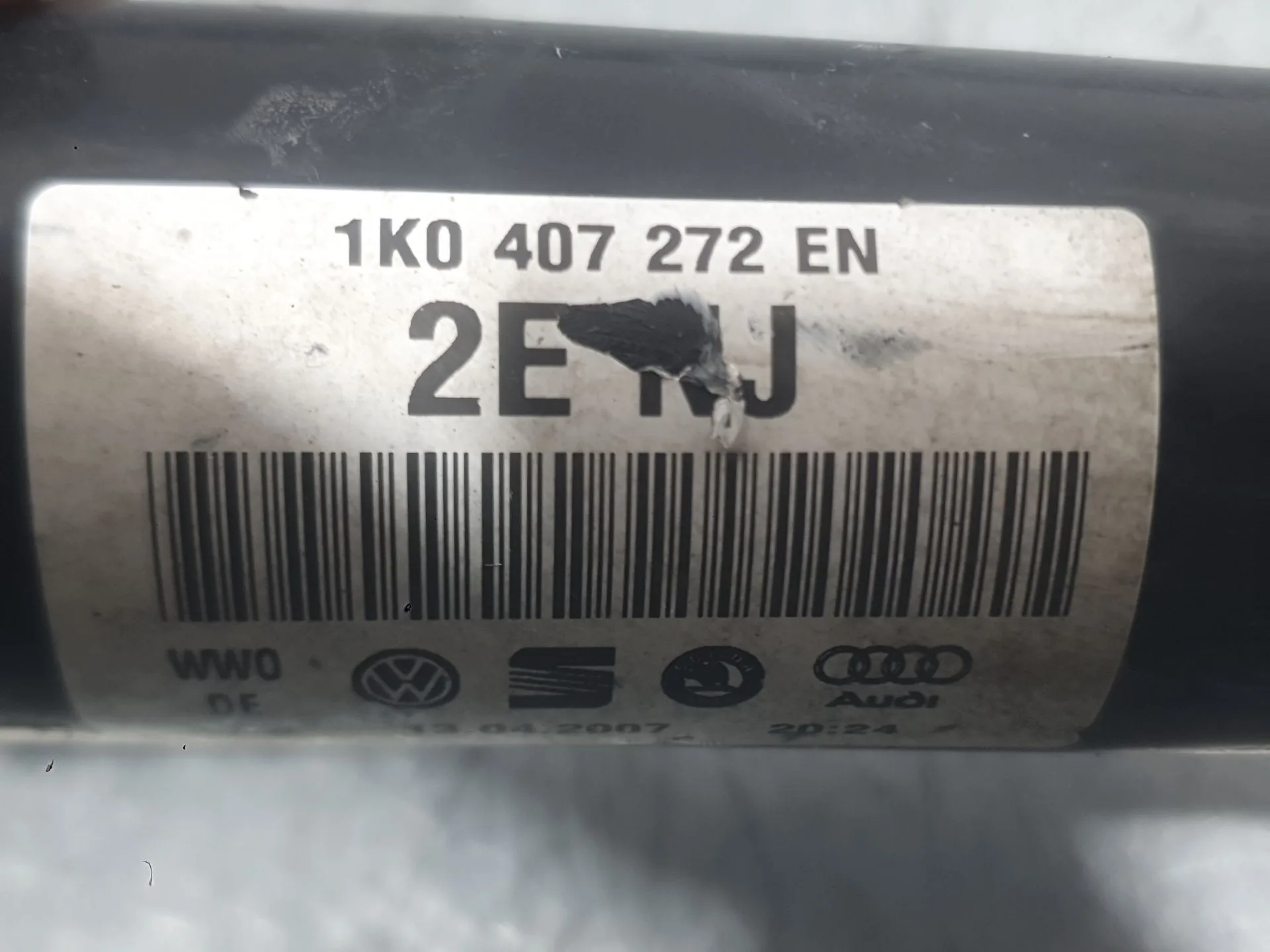 Transmision Delantera Derecha para Volkswagen Eos (1F7, 1F8)