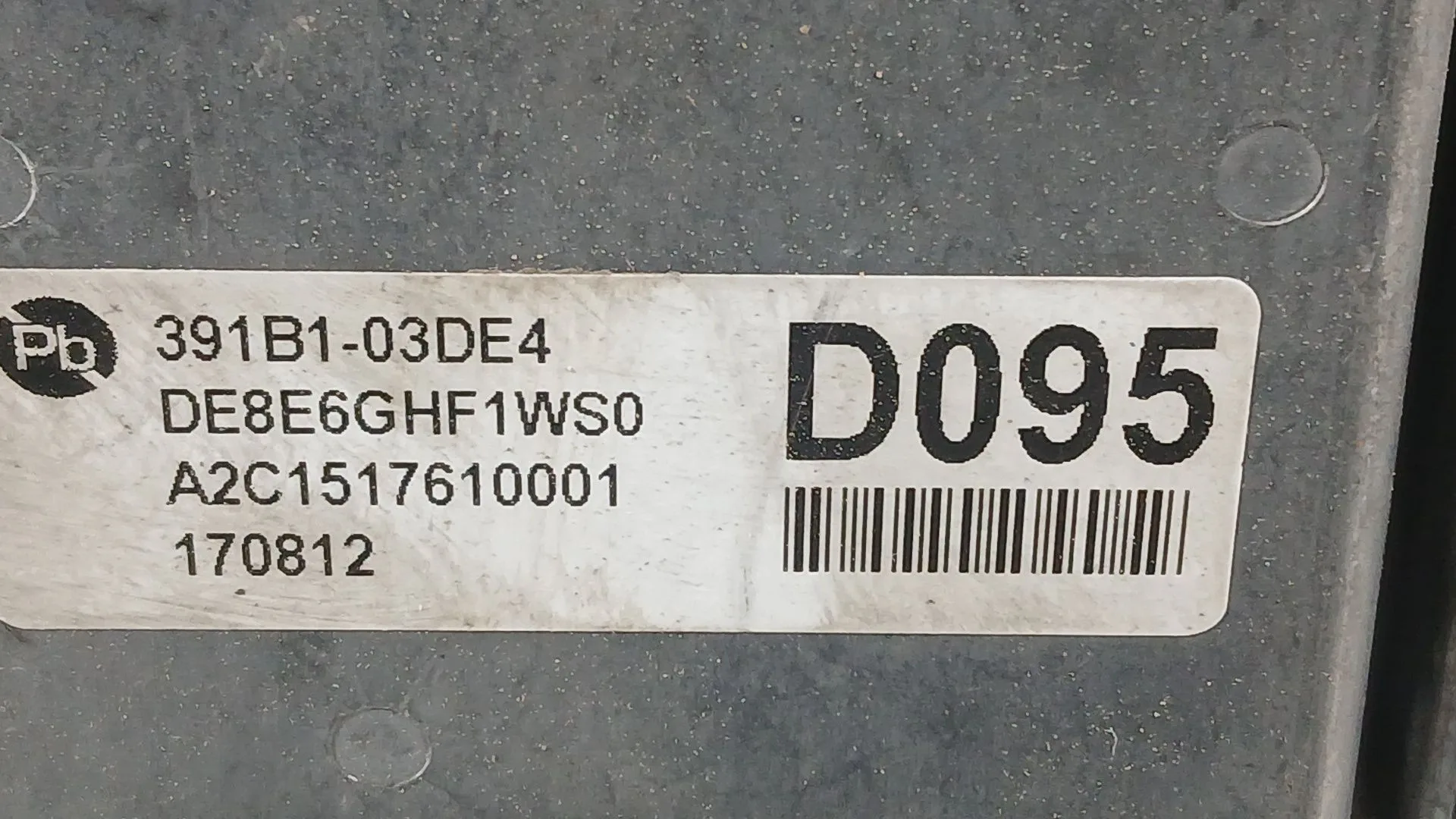 Centralita Motor Uce para Kia Niro I (De)