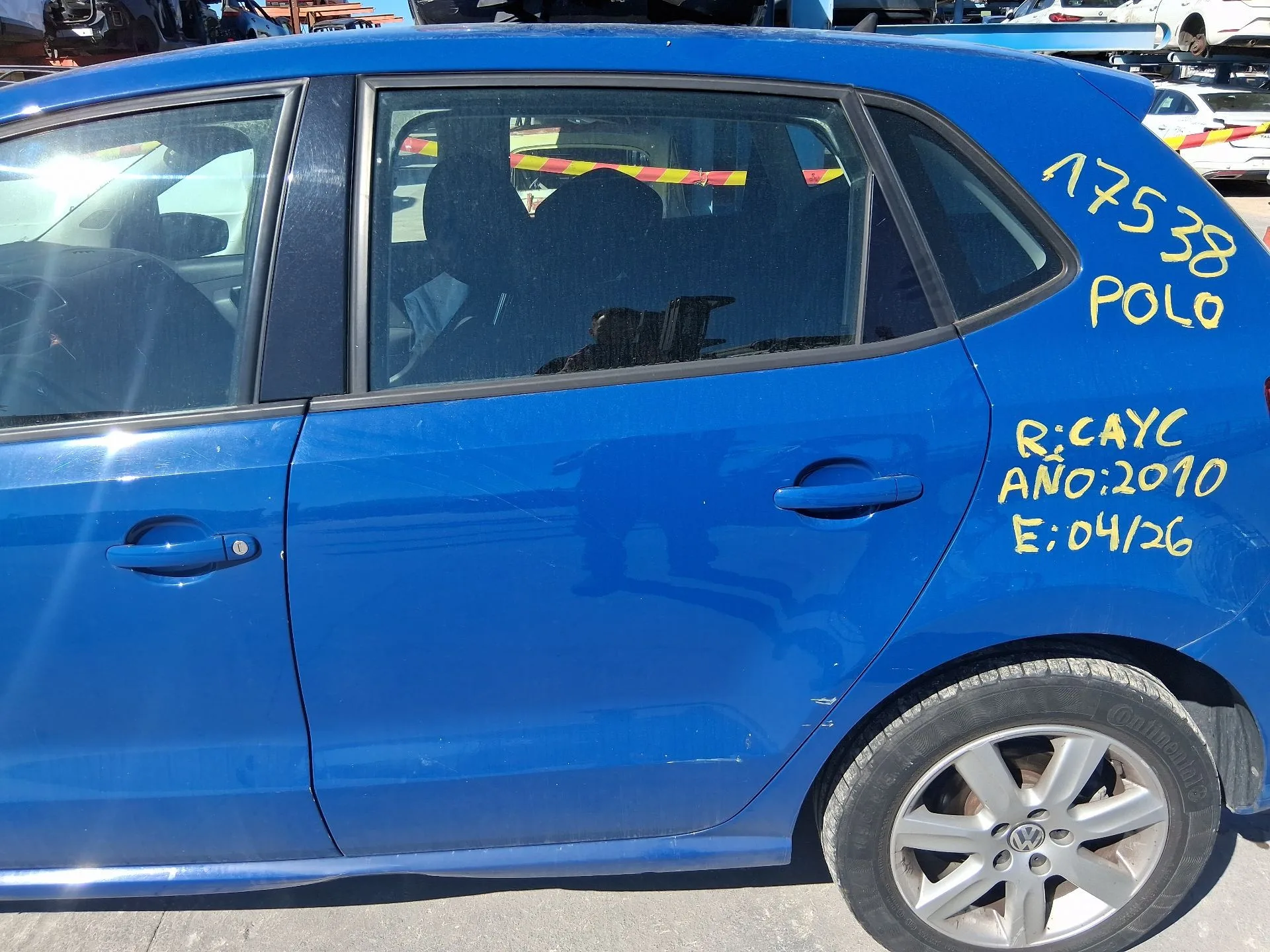 Puerta Trasera Izquierda para Volkswagen Polo V (6R1, 6C1)