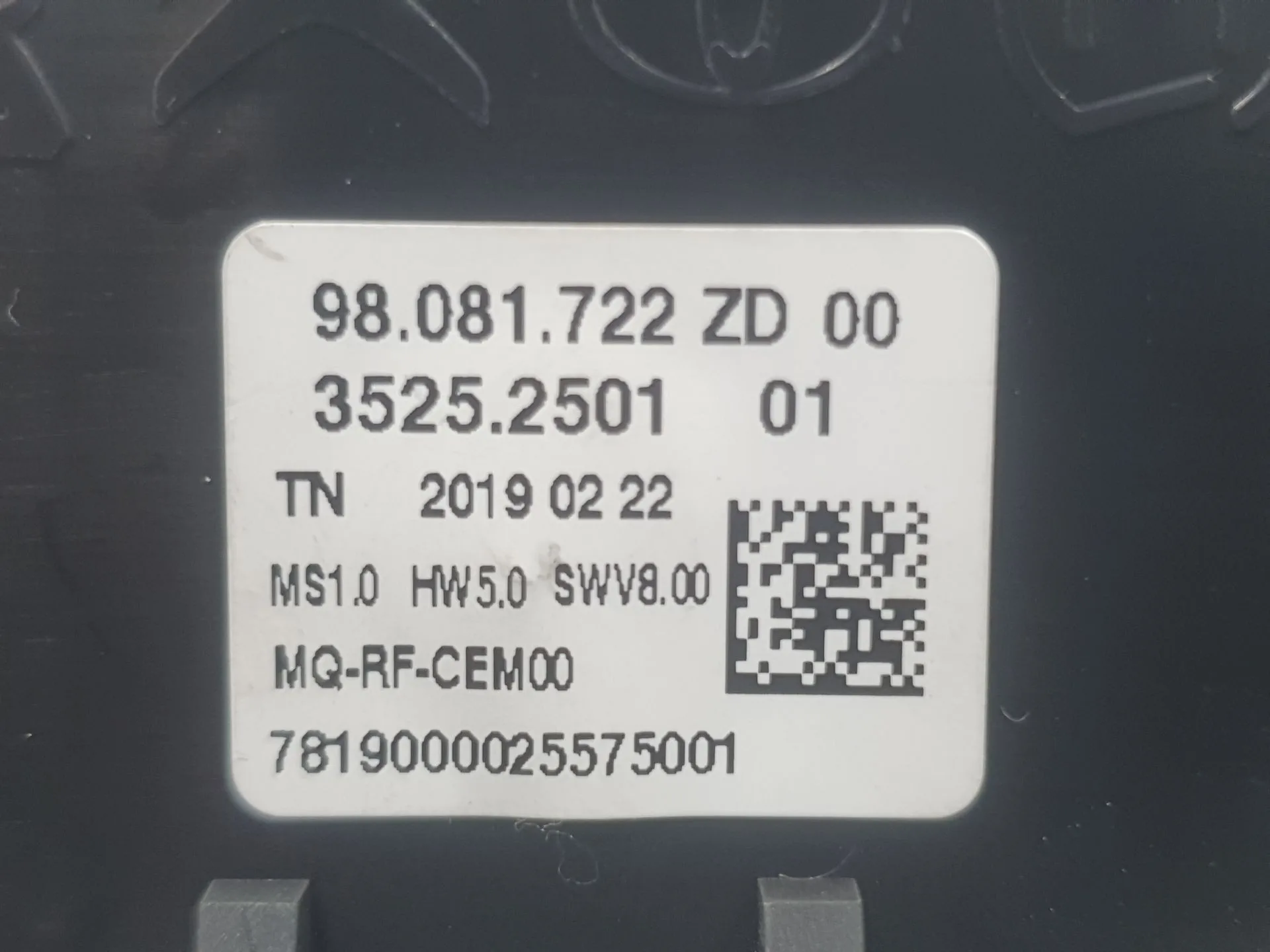 Mando Calefaccion / Aire Acondicionado para Citroën Berlingo Furgoneta/Monovolumen (K9)