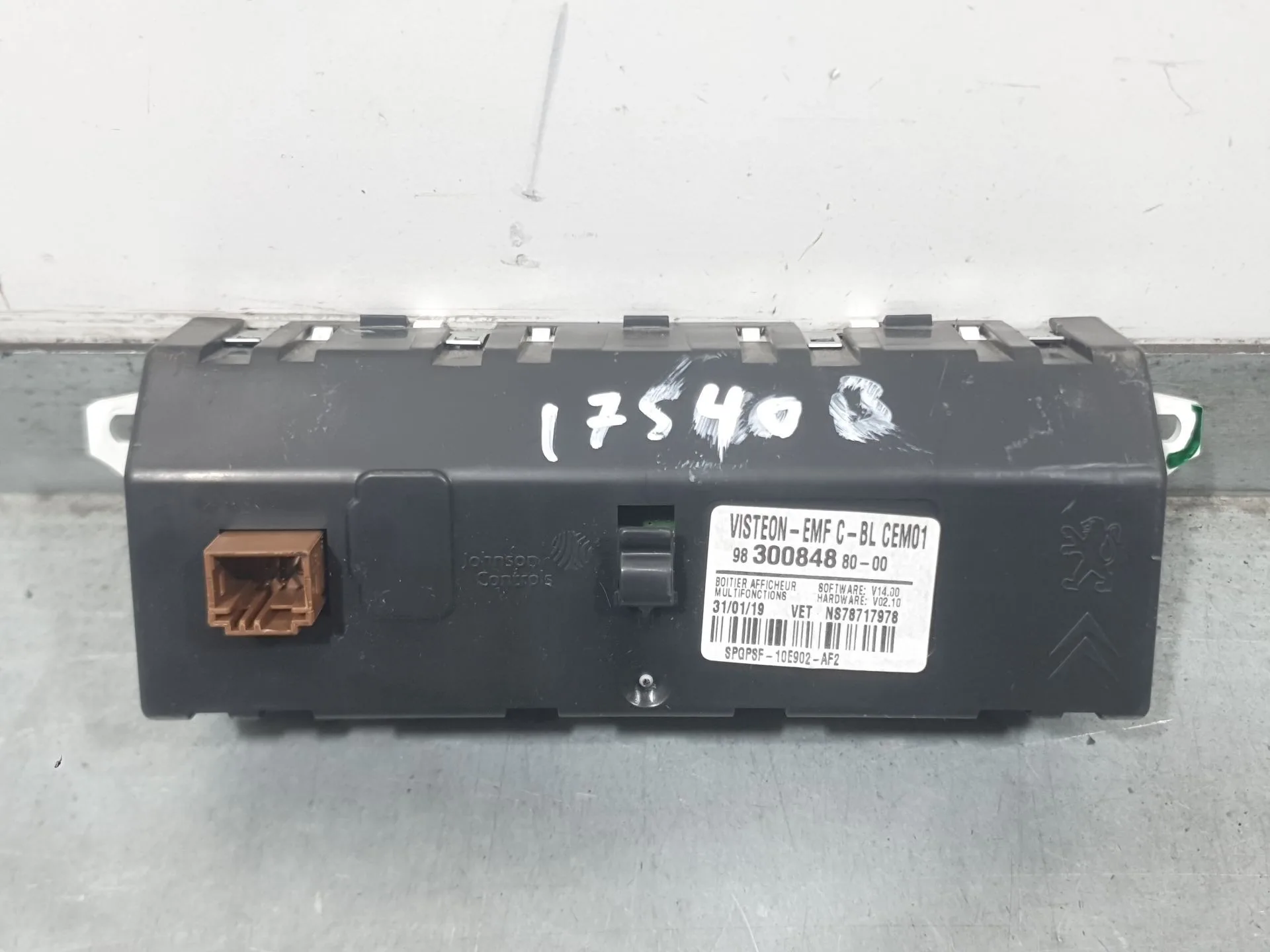 Pantalla Multifuncion para Citroën Berlingo Furgoneta/Monovolumen (K9)