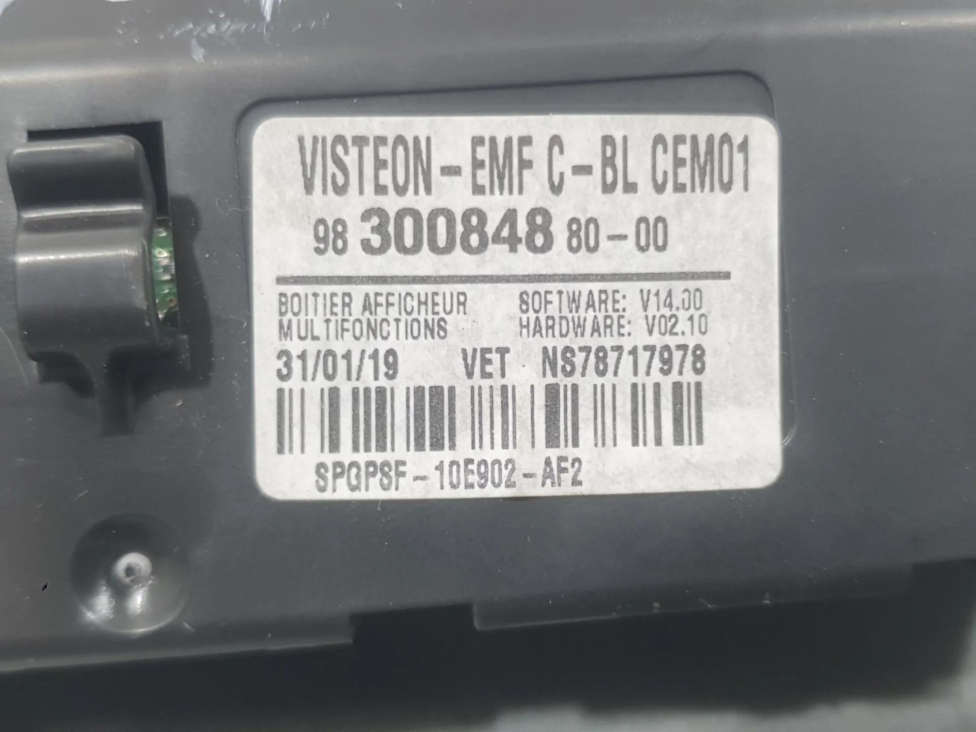 Pantalla Multifuncion para Citroën Berlingo Furgoneta/Monovolumen (K9)