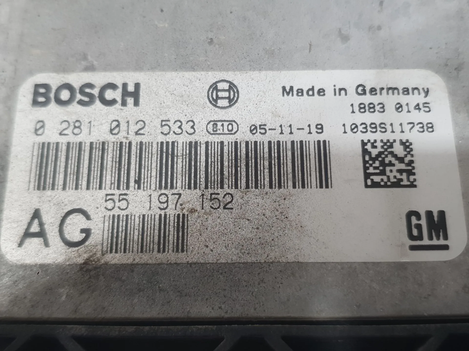 Centralita Motor Uce para Opel Vectra C Gts (Z02)
