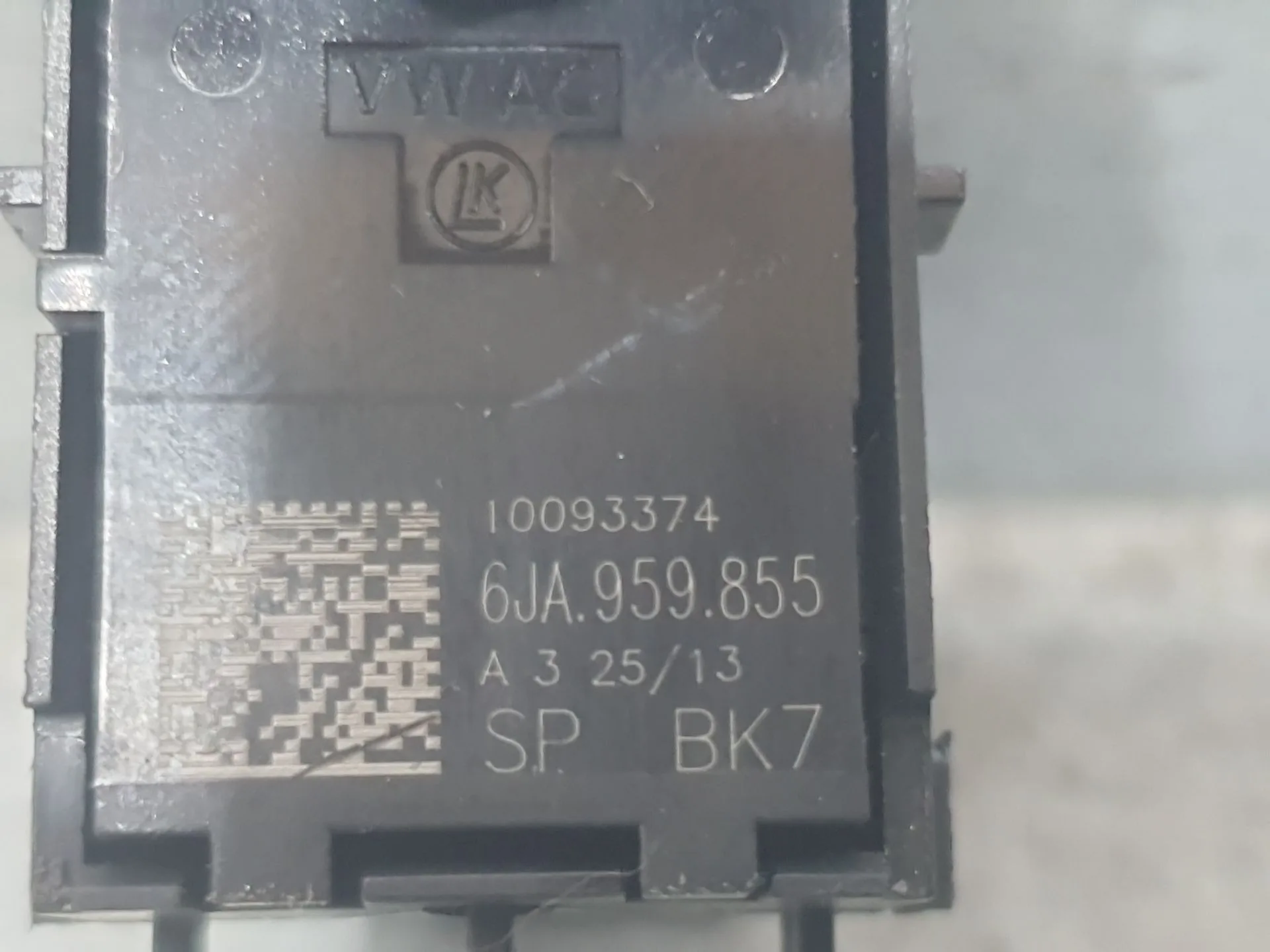 Mando Elevalunas Trasero Derecho para Seat Toledo Iv (Kg3)