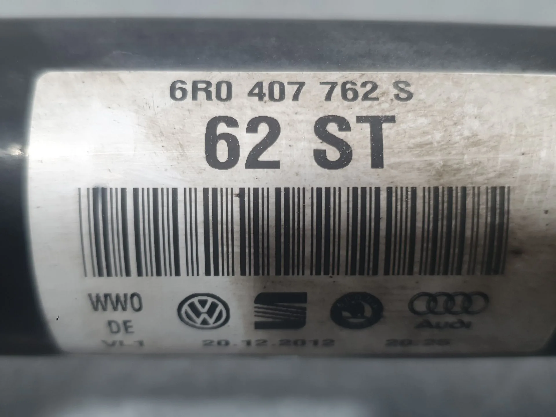 Transmision Delantera Derecha para Seat Toledo Iv (Kg3)