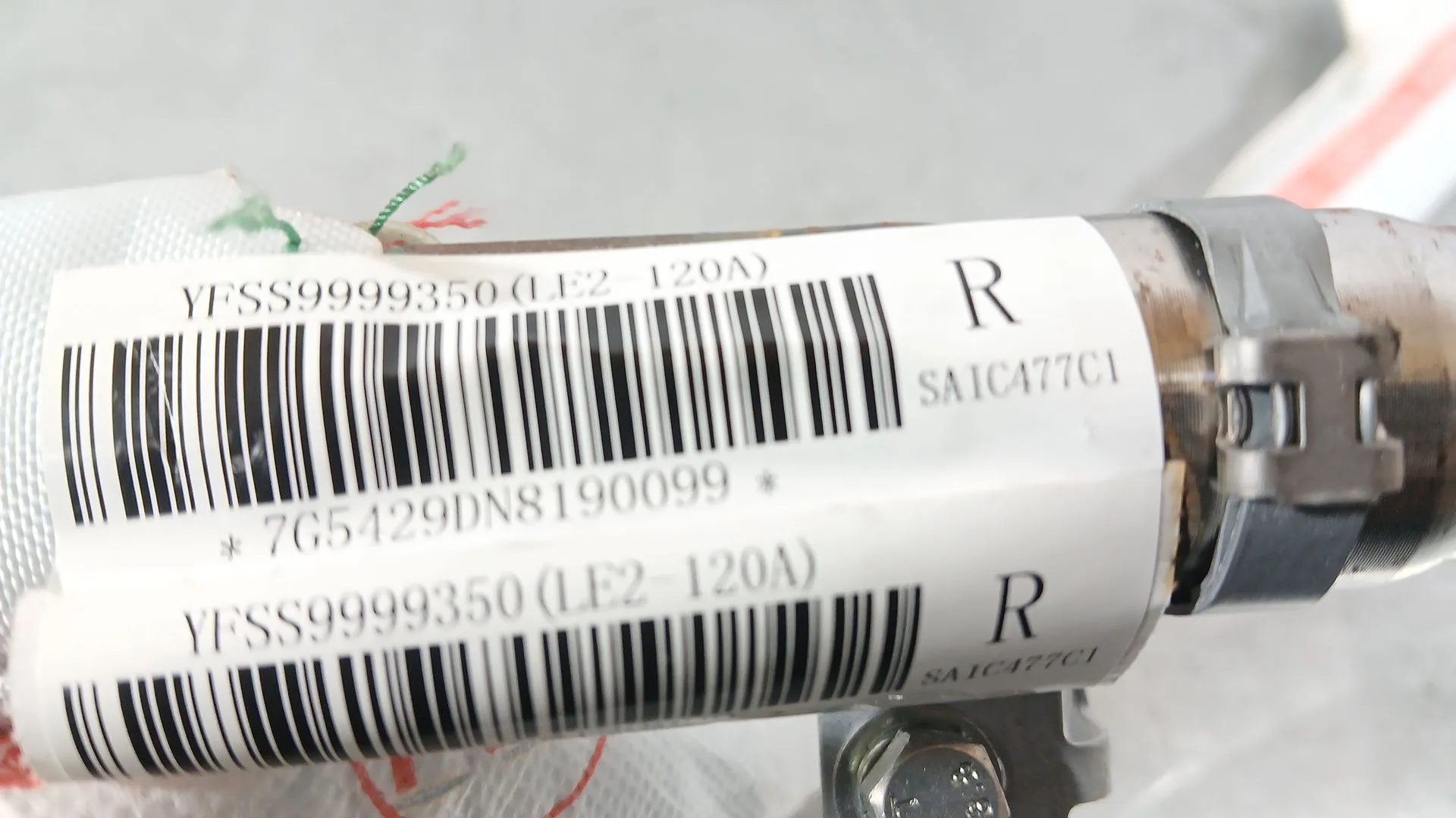 Airbag Cortina Delantero Derecho para Mg Zs Suv (Azs1)