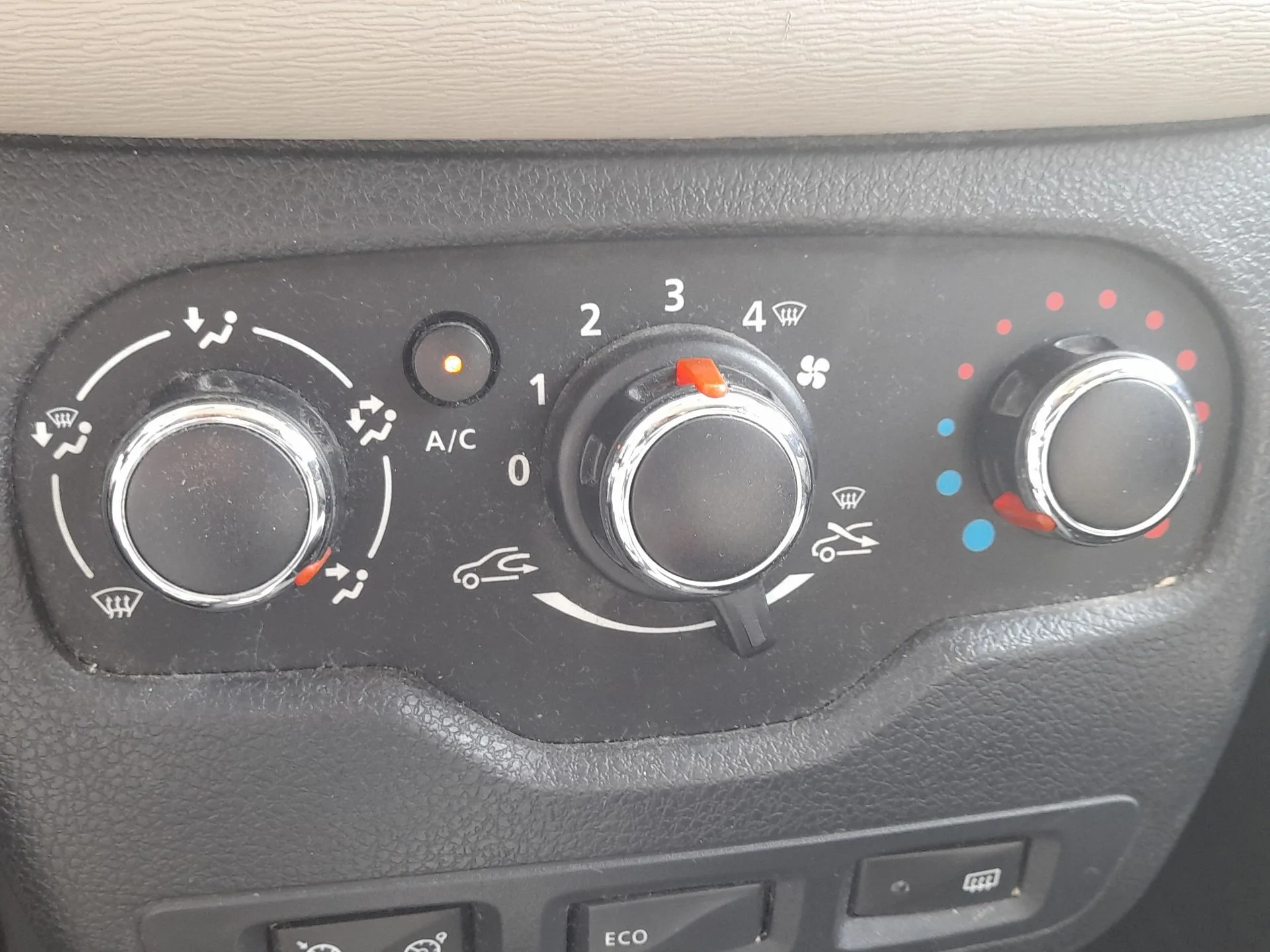 Mando Calefaccion / Aire Acondicionado para Dacia Lodgy (Js_)