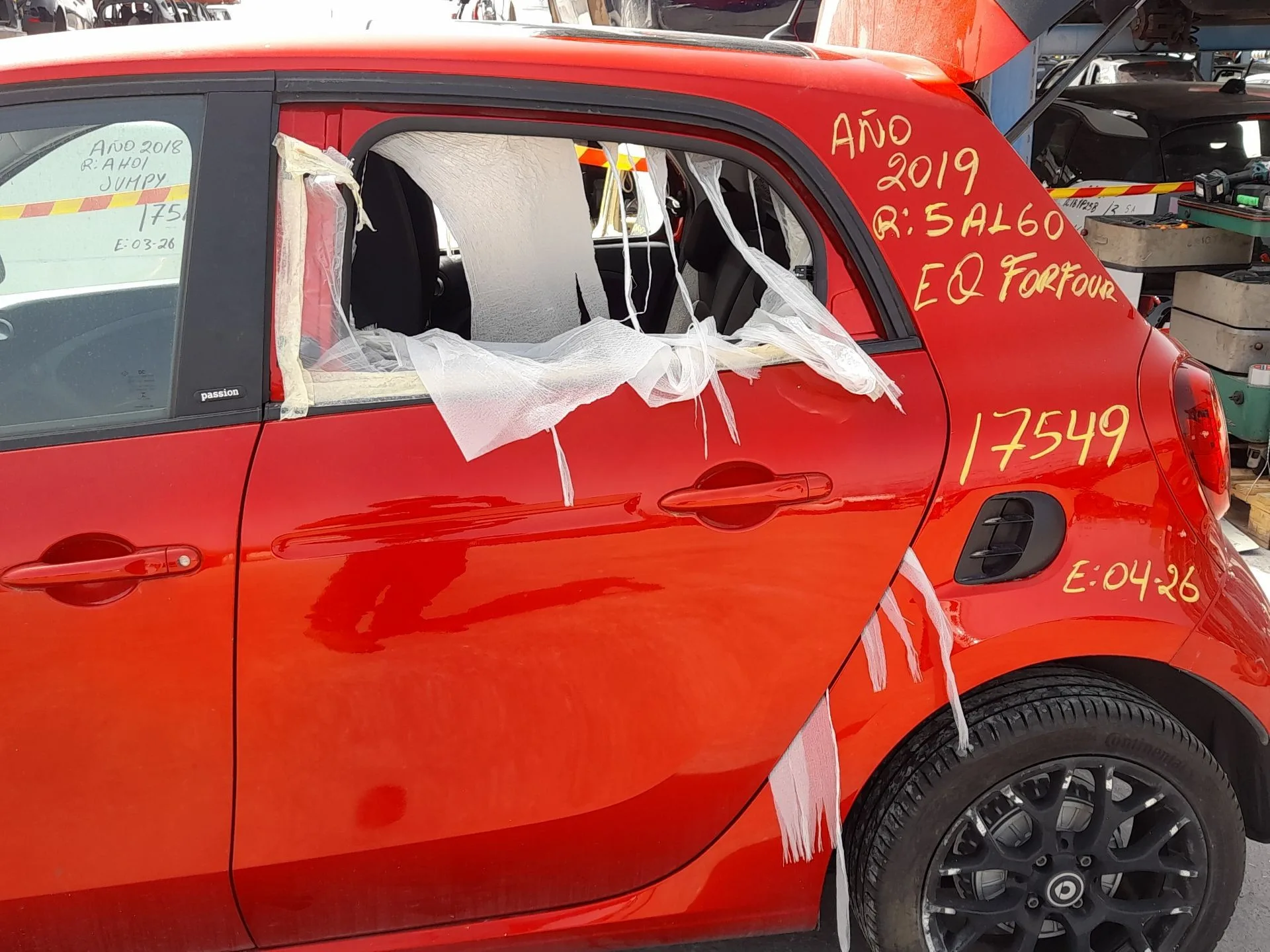 Puerta Trasera Izquierda para Smart Forfour Hatchback (453)