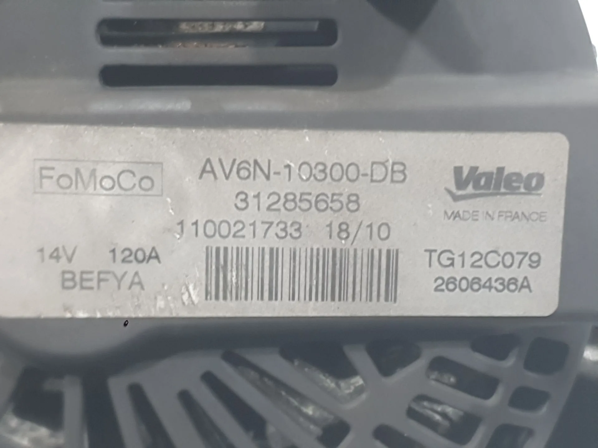 Alternador para Ford Fiesta Vi (Cb1, Ccn)