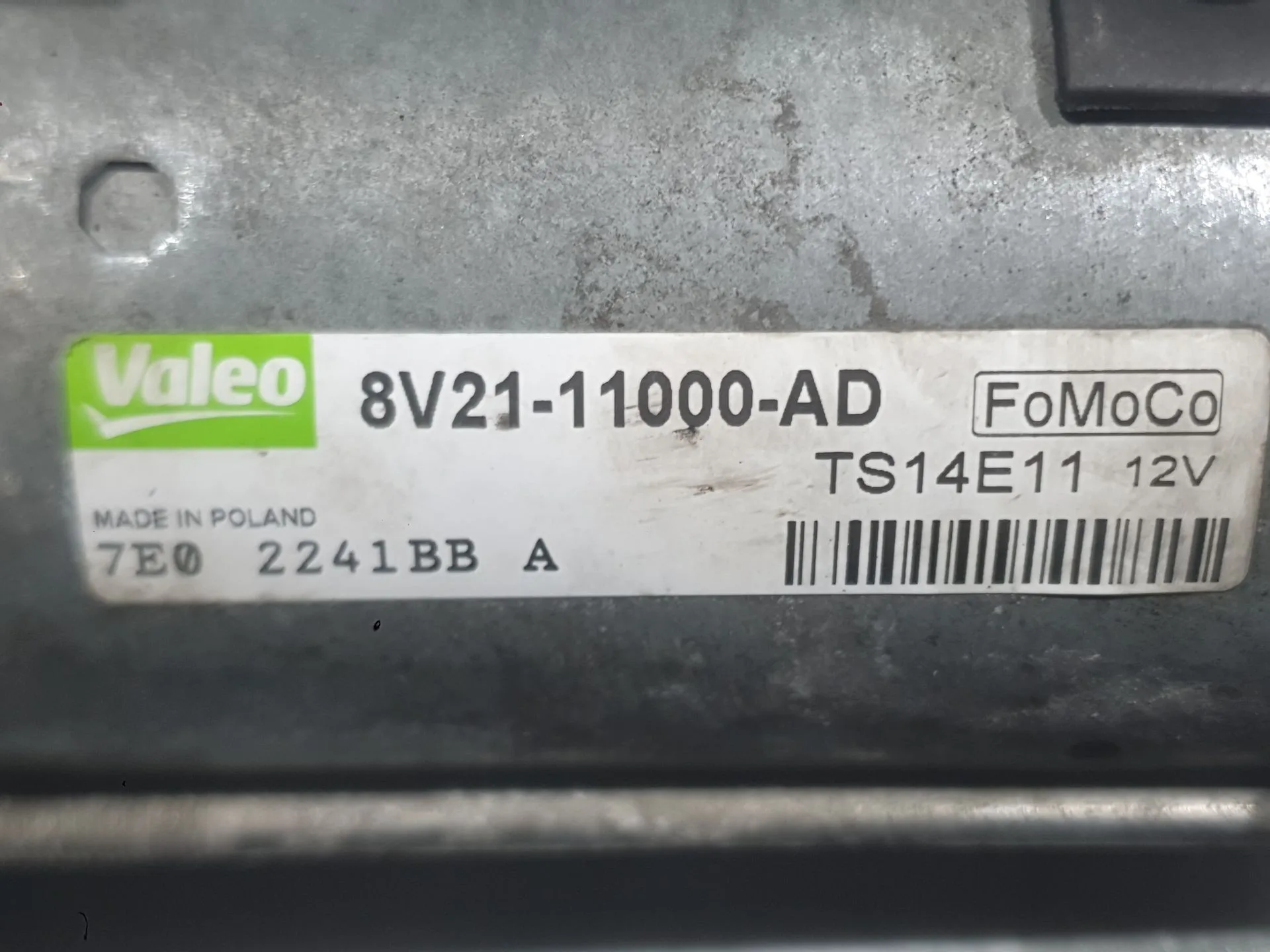 Motor Arranque para Ford Fiesta Vi (Cb1, Ccn)