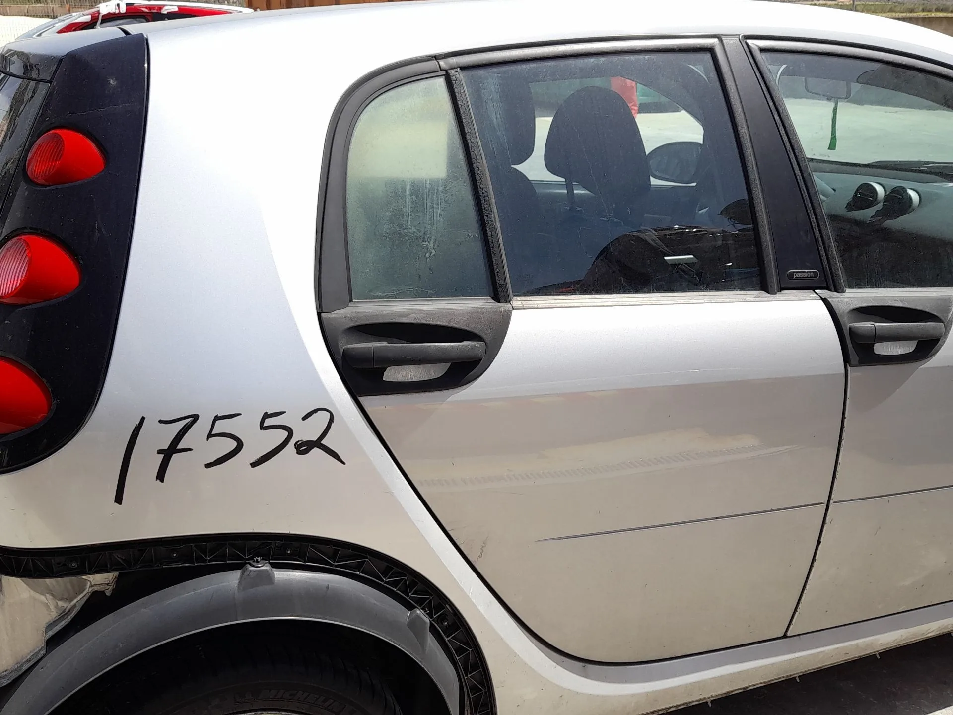 Puerta Trasera Derecha para Smart Forfour (454)