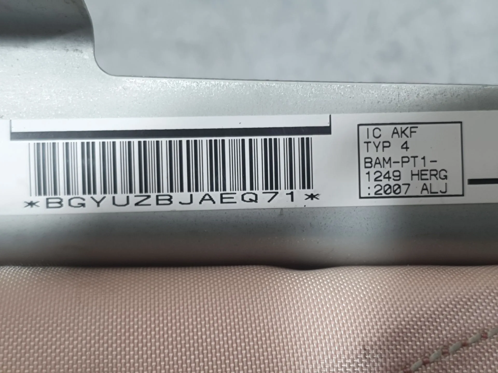Airbag Cortina Delantero Izquierdo para Mitsubishi Outlander Ii (Cw_W)