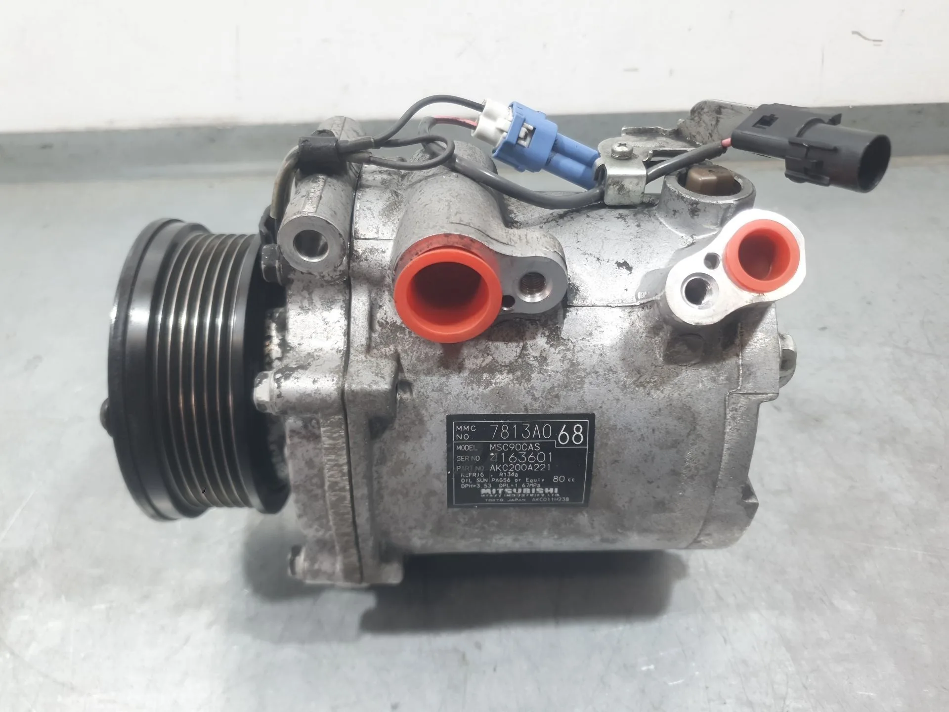 Compresor Aire Acondicionado para Mitsubishi Outlander Ii (Cw_W)