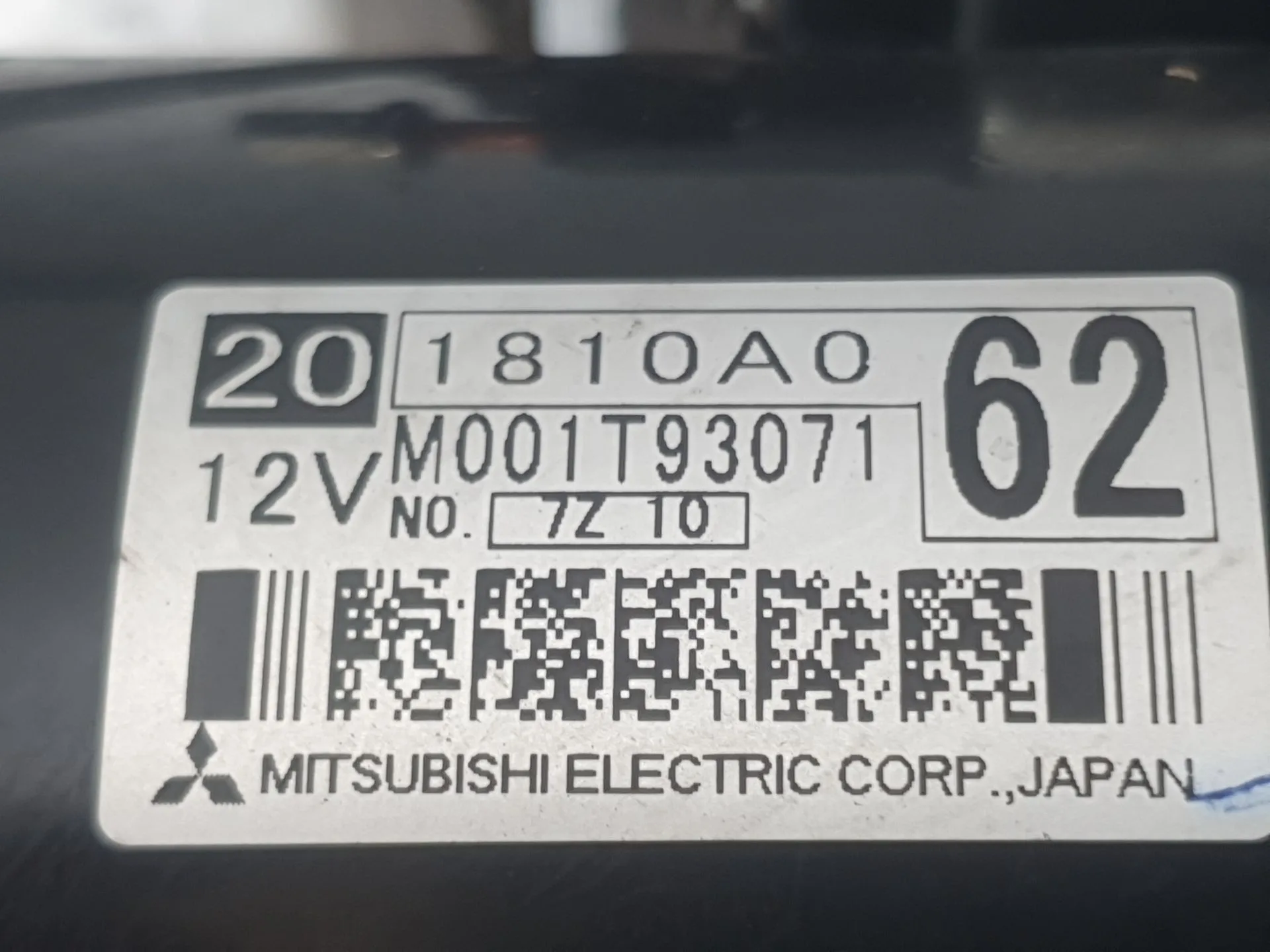 Motor Arranque para Mitsubishi Outlander Ii (Cw_W)