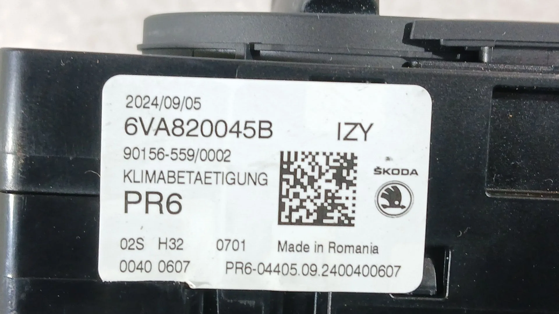 Mando Calefaccion / Aire Acondicionado para Skoda Fabia Iv (Pj3)
