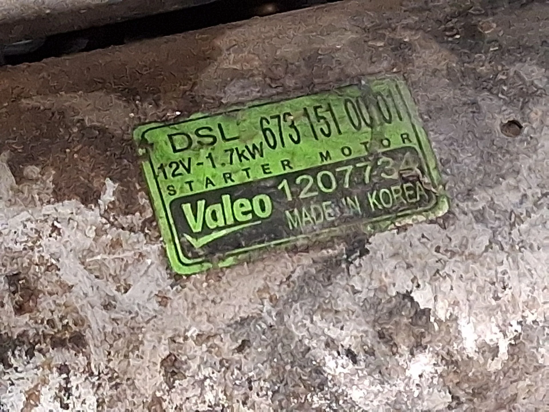 Motor Arranque para Ssangyong Tivoli