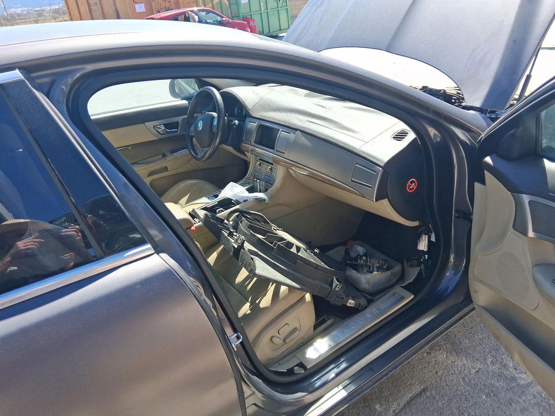 Goma Contorno Puerta Delantera Derecha para Jaguar Xf I (X250)
