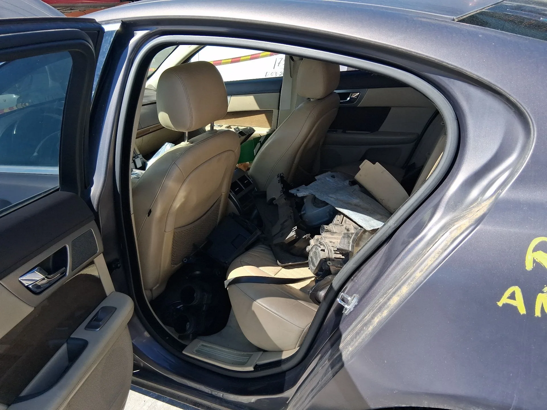 Goma Contorno Puerta Trasera Izquierda para Jaguar Xf I (X250)