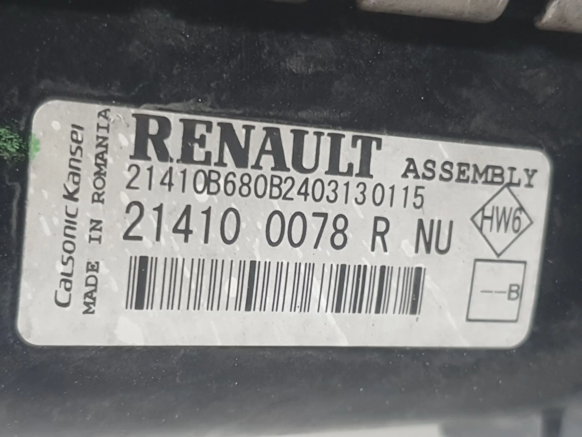 Radiador Agua para Dacia Lodgy (Js_)