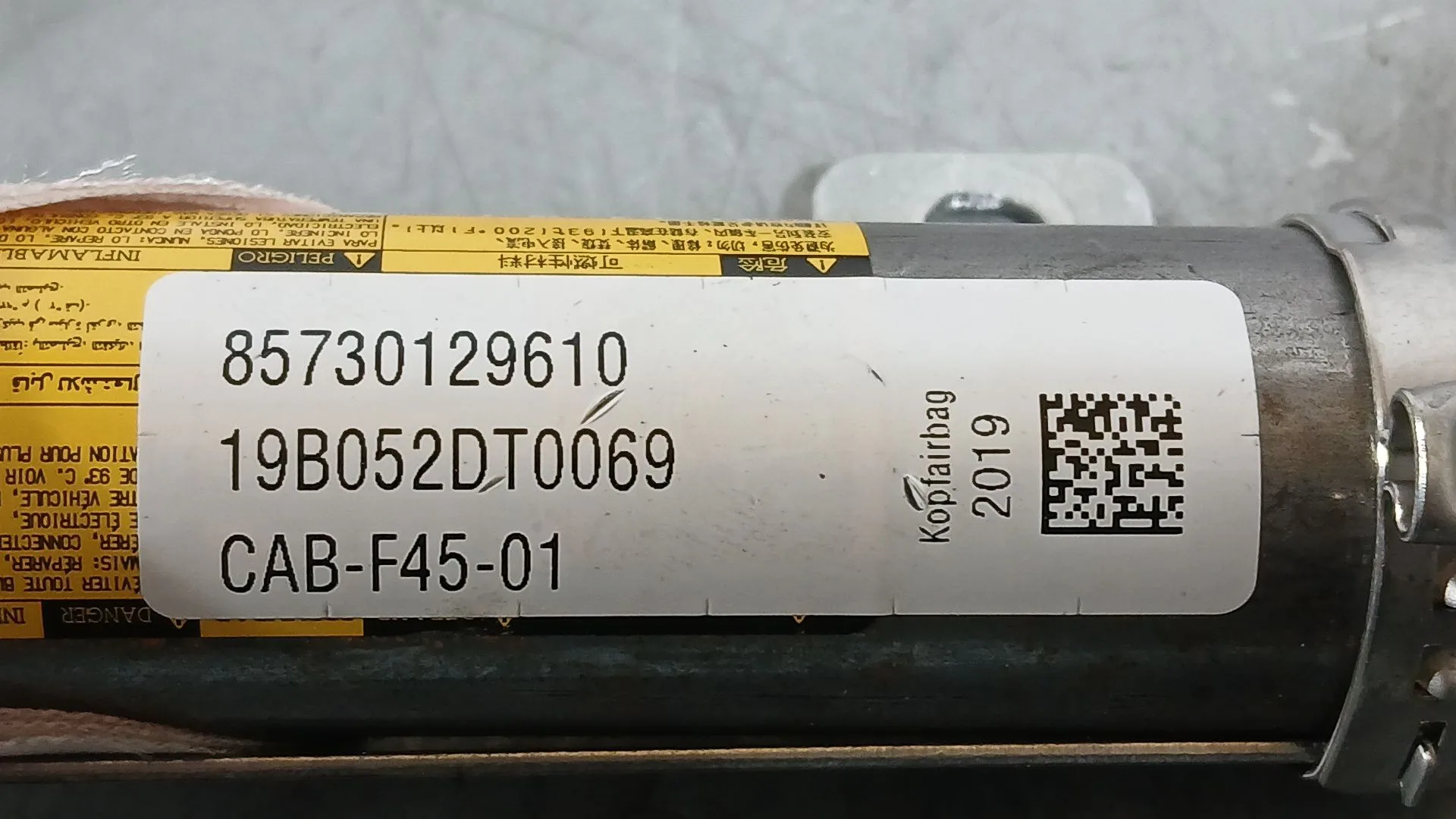 Airbag Cortina Delantero Derecho para Bmw 2 Active Tourer (F45)