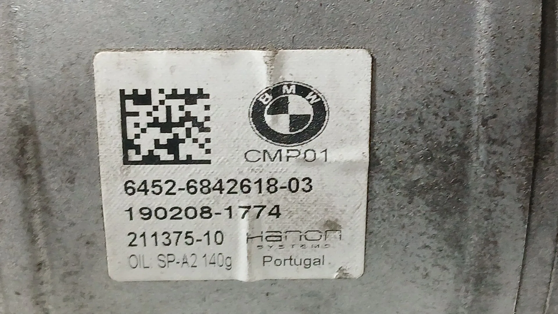Compresor Aire Acondicionado para Bmw 2 Active Tourer (F45)