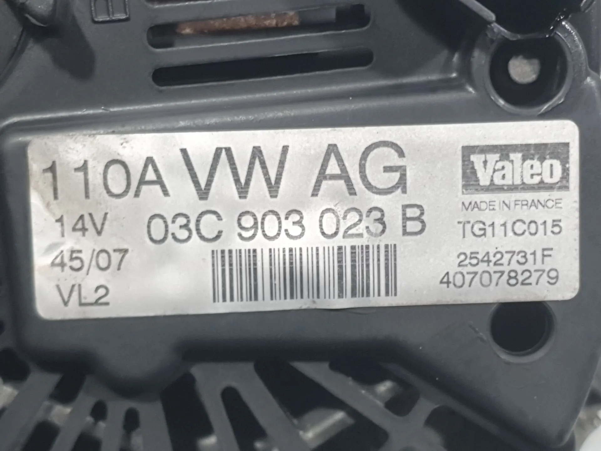 Alternador para Volkswagen Golf V (1K1)