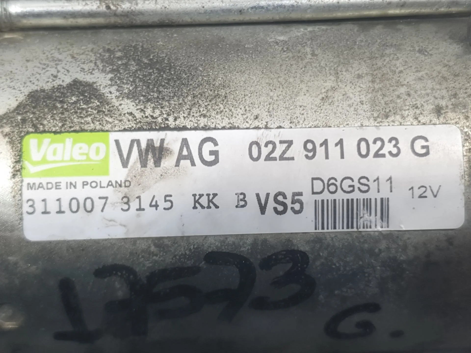 Motor Arranque para Volkswagen Golf V (1K1)