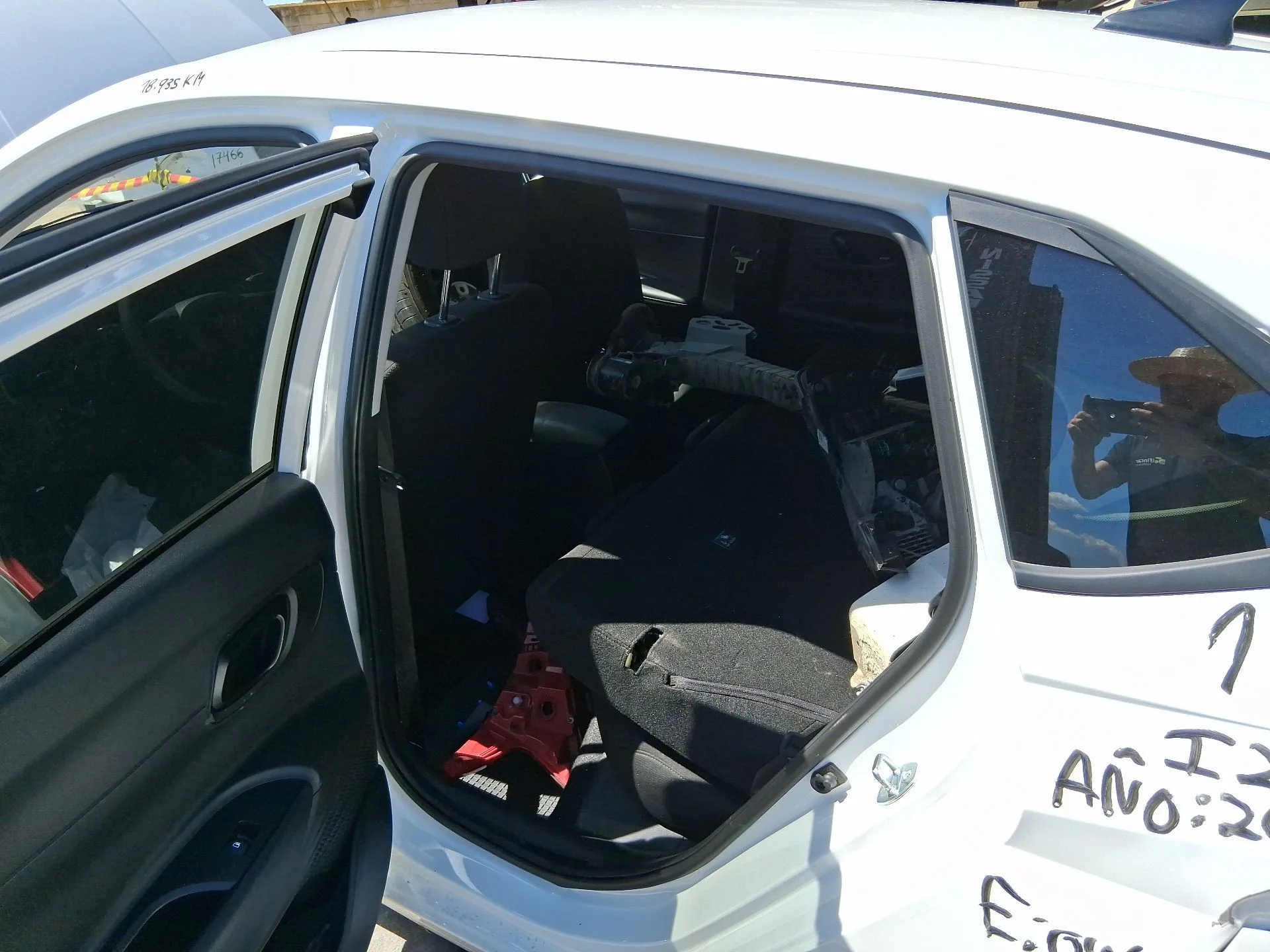 Goma Contorno Puerta Trasera Izquierda para Hyundai I20 Iii (Bc3, Bi3)