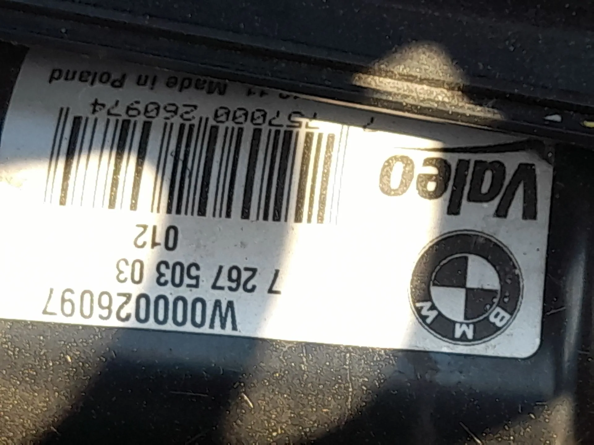 Motor Limpia Delantero para Bmw 1 (F20)