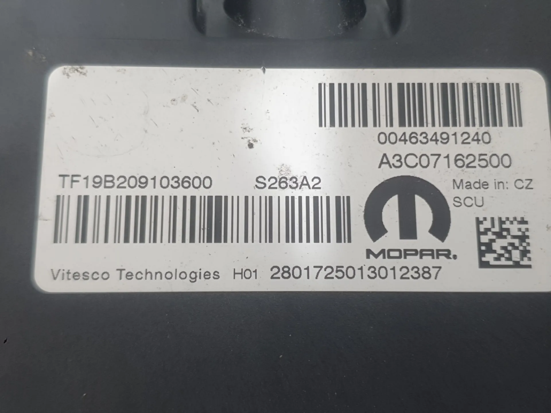Modulo Electronico para Fiat Doblo Cargo (263_)