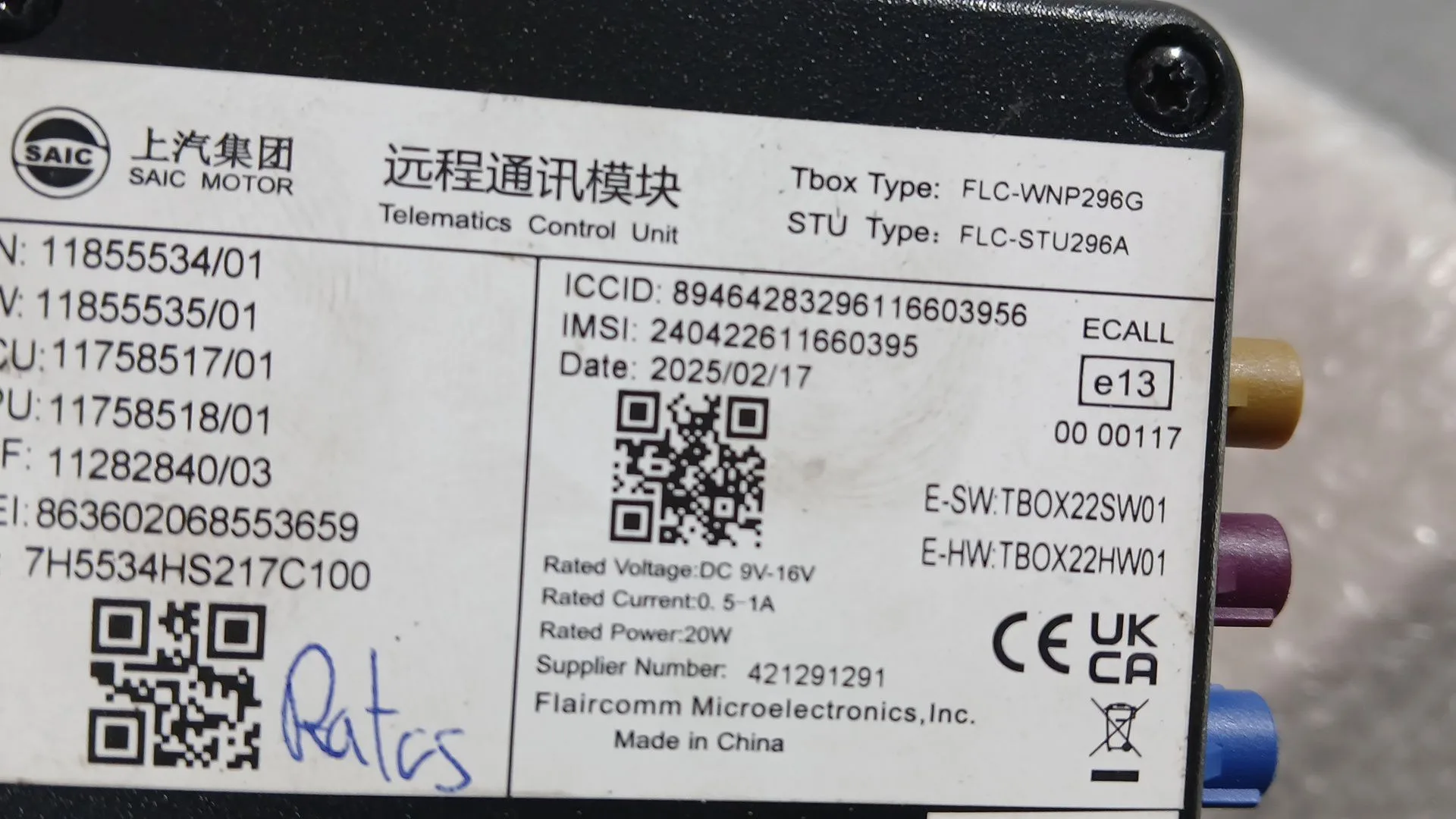 Modulo Electronico para Mg Mg 3 (5Lfp)