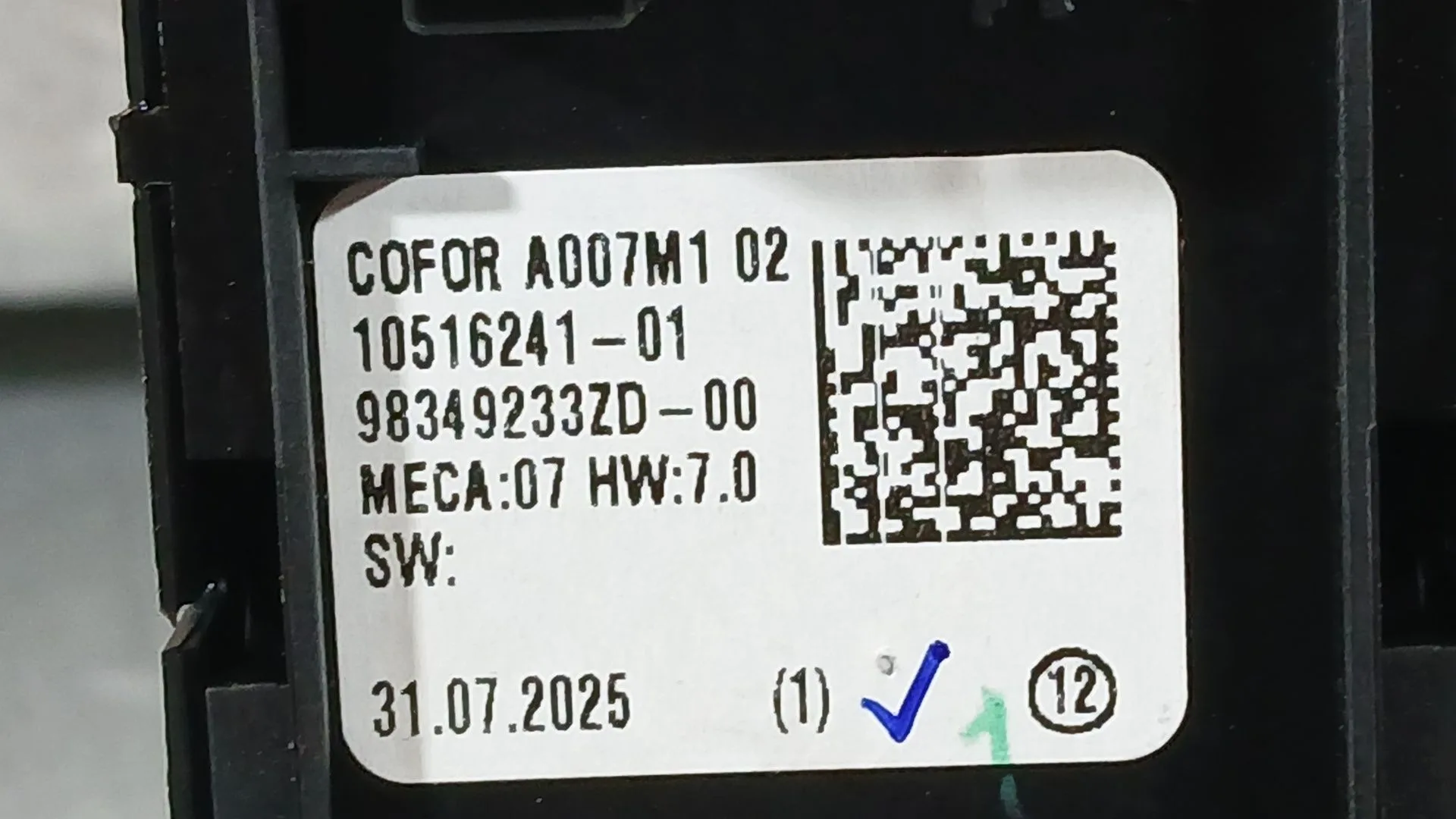 Mando Elevalunas Delantero Izquierdo para Peugeot 208 Ii (Ub_, Up_, Uw_, Uj_)